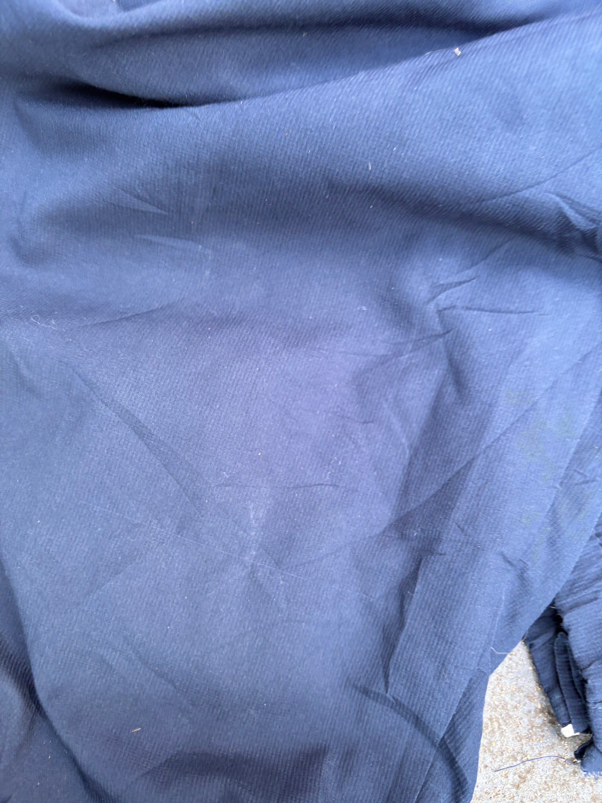 Vintage Y2K Nike Track Pants M Navy White Side Detail Wide Leg Nylon Windbreakers