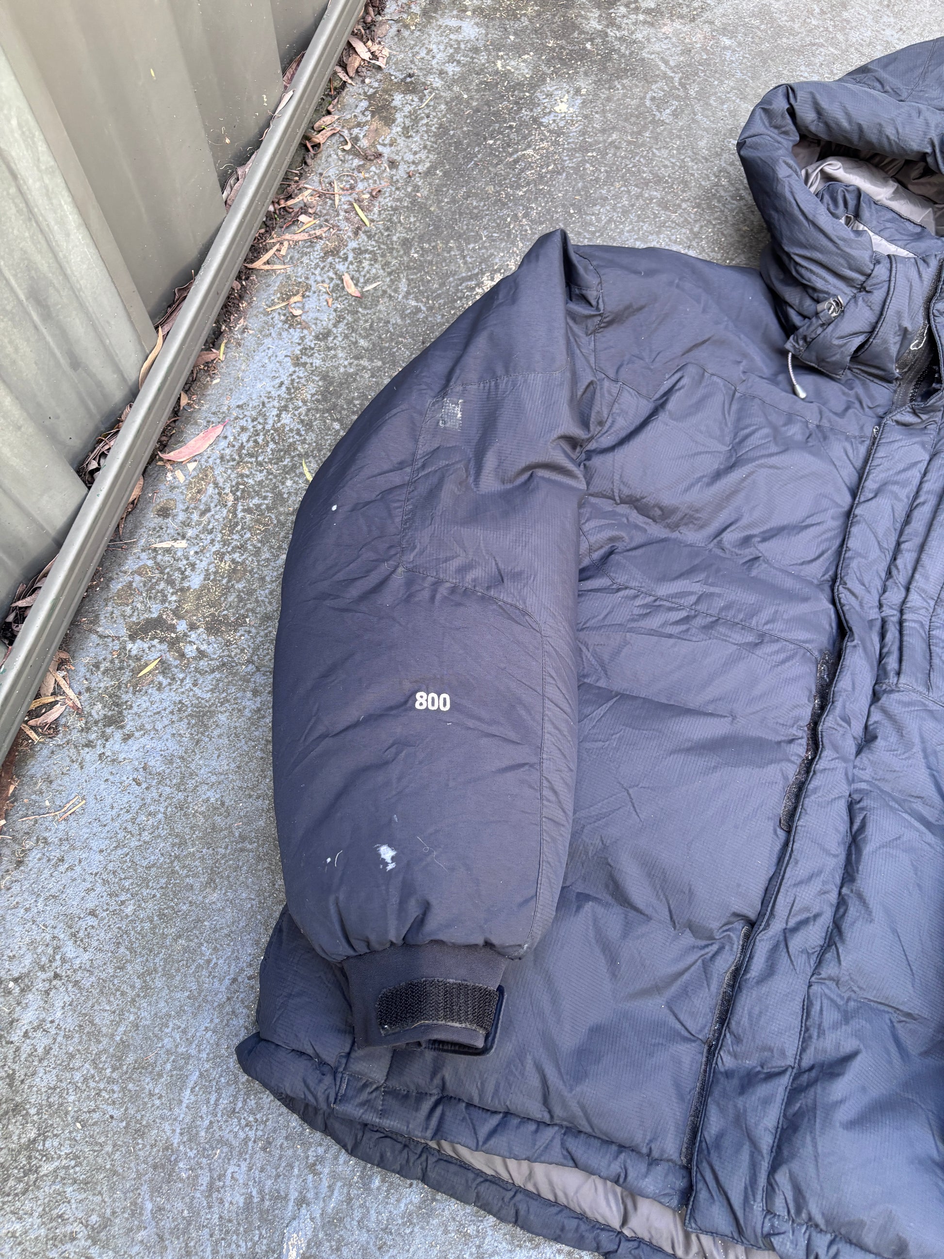 The North Face Puffer Jacket Size L Black 800 Summit Series Heavy Down Nuptse