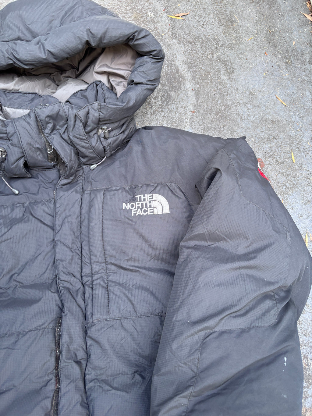The North Face Puffer Jacket Size L Black 800 Summit Series Heavy Down Nuptse