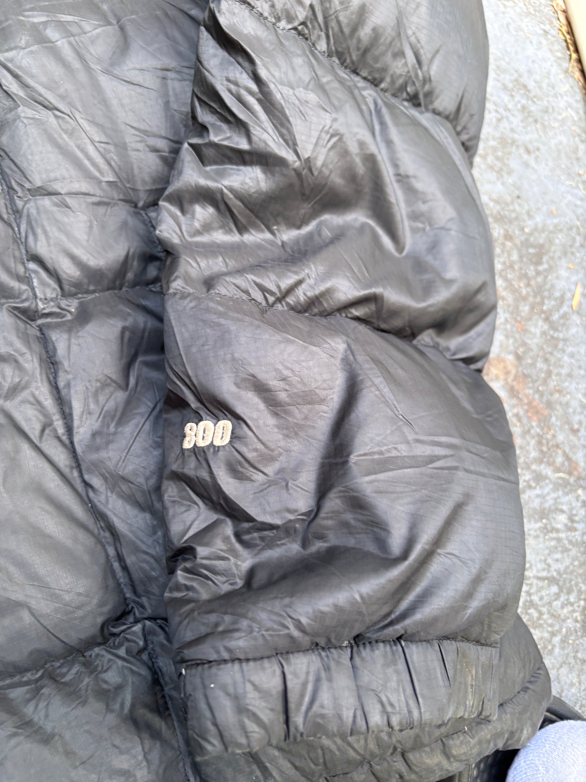 The North Face Lightweight Puffer Jacket Size L Black 800 Summit Series Down Pertex Endurance