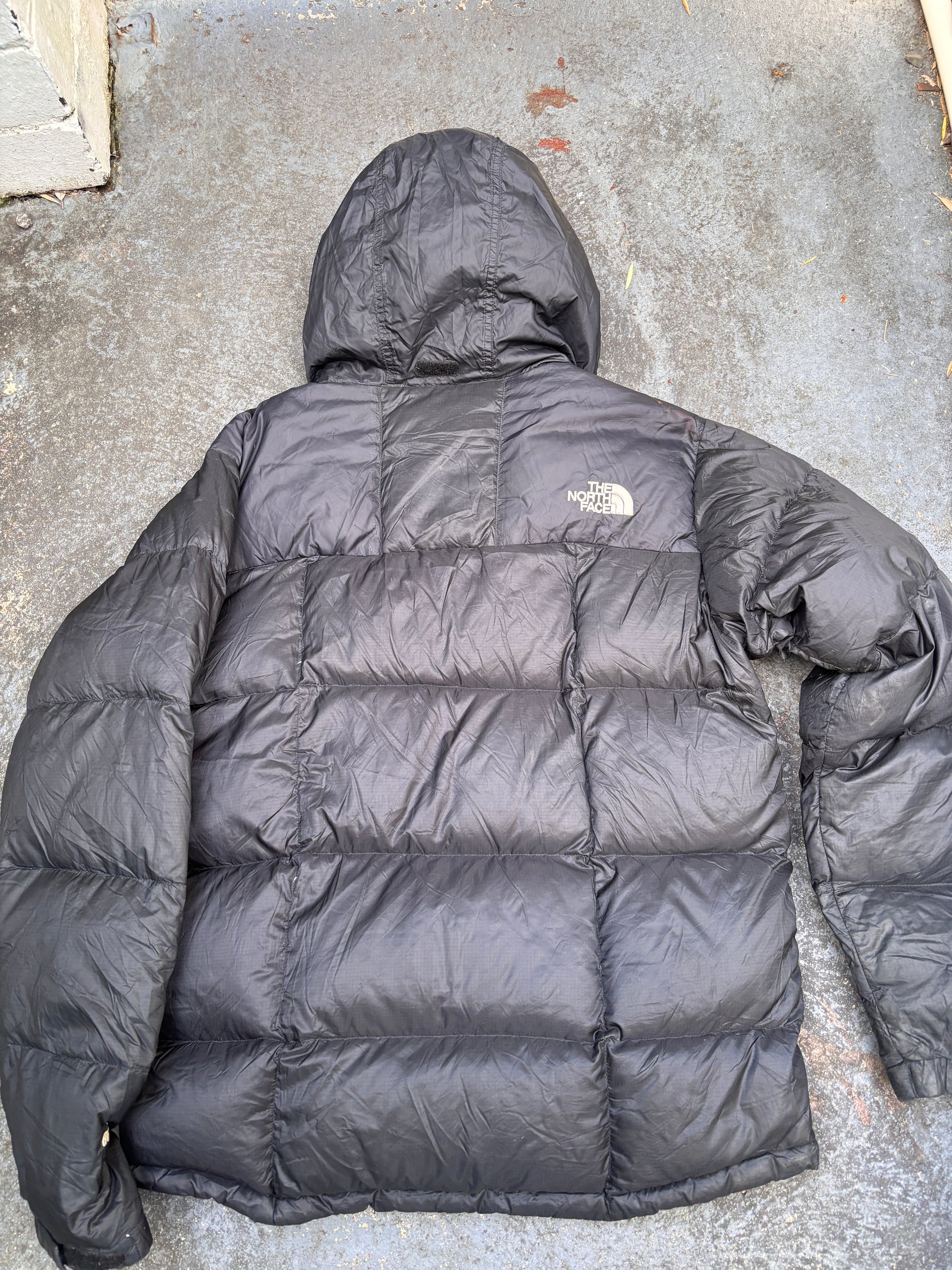 The North Face Lightweight Puffer Jacket Size L Black 800 Summit Series Down Pertex Endurance