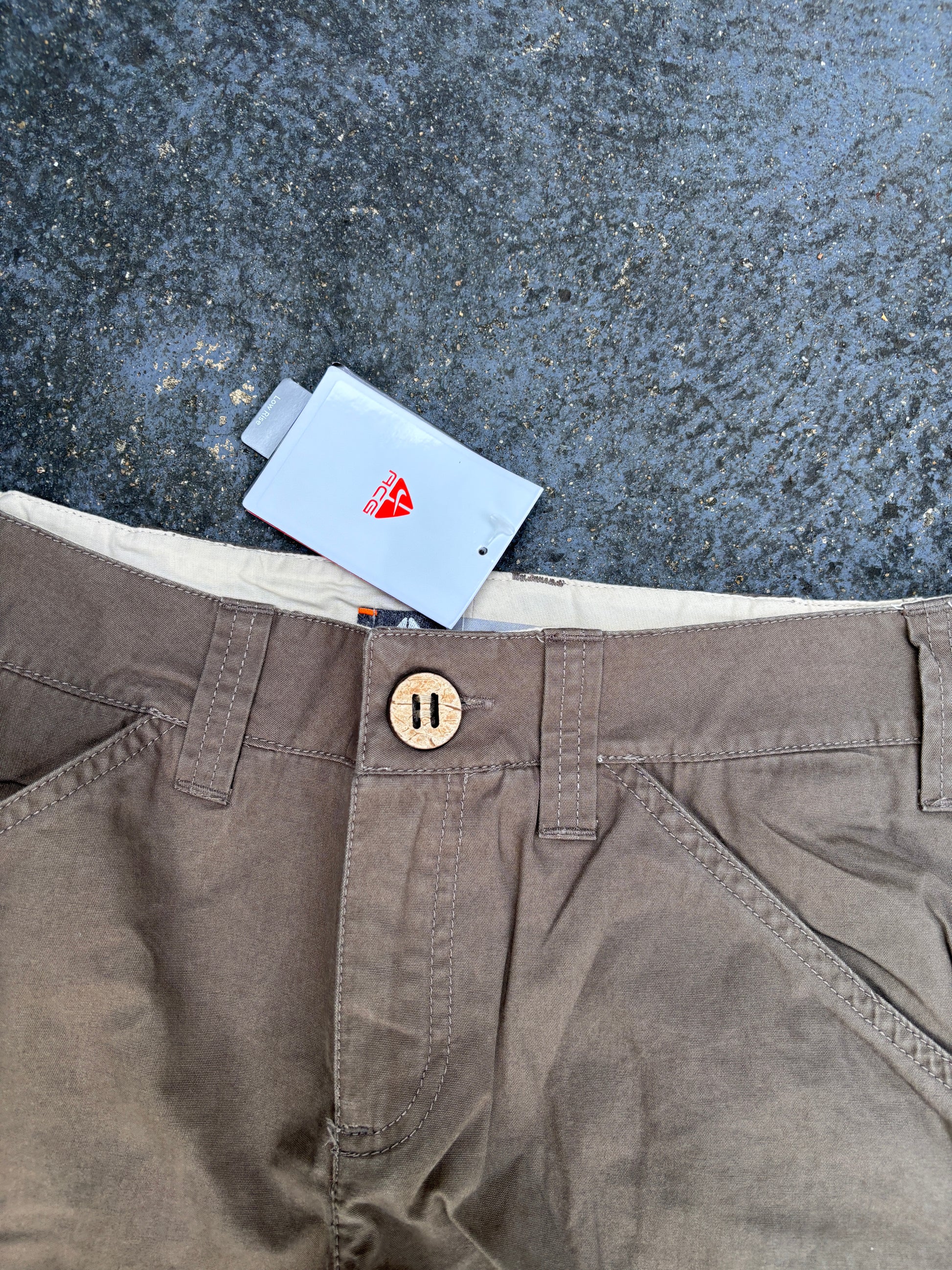 Vintage Y2K Nike ACG Pants Womens S Brown Double Knee Hiking Chinos