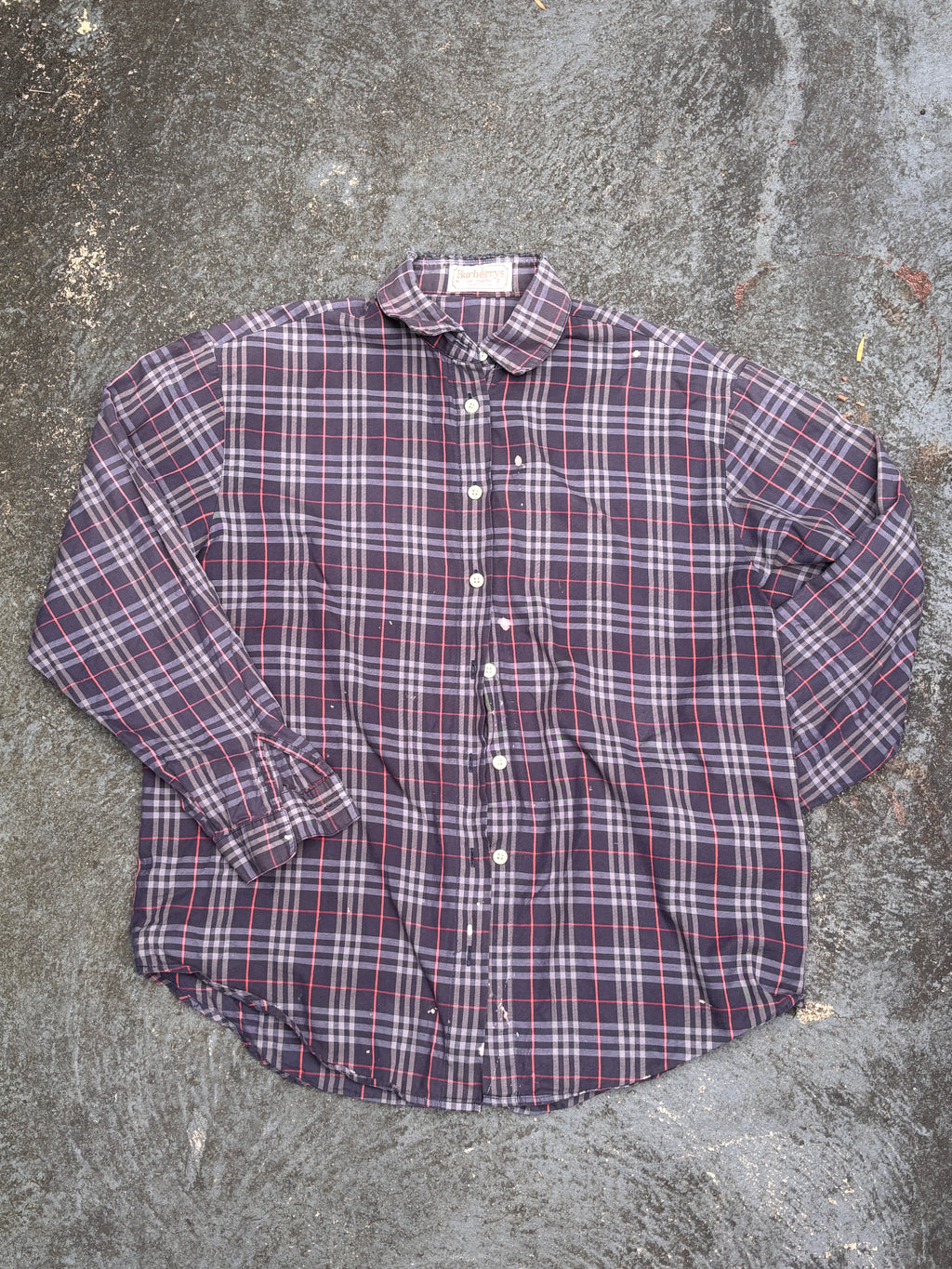 Vintage Burberry Shirt Size M Multi Check Button Up Shirt Fixer