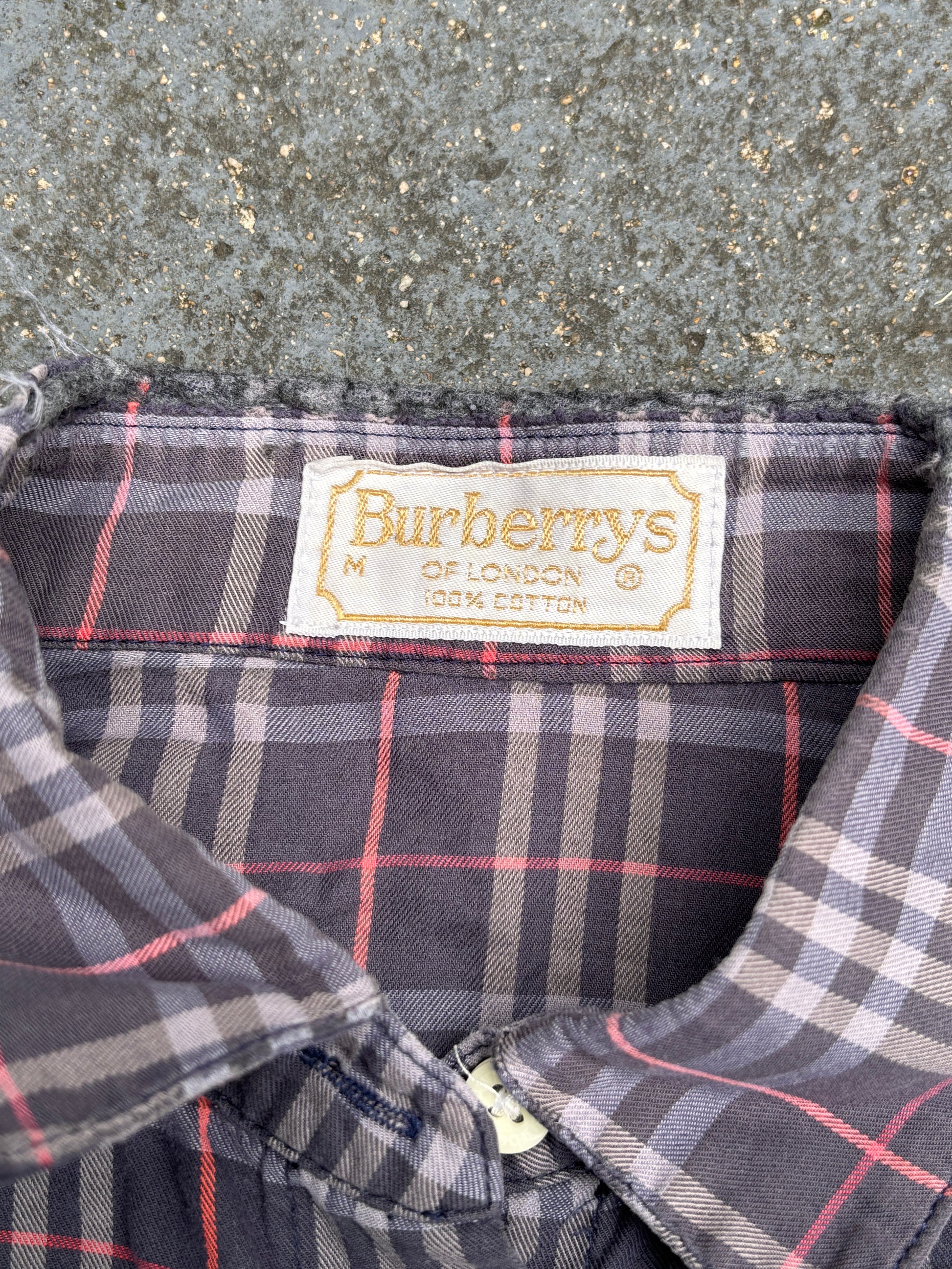 Vintage Burberry Shirt Size M Multi Check Button Up Shirt Fixer