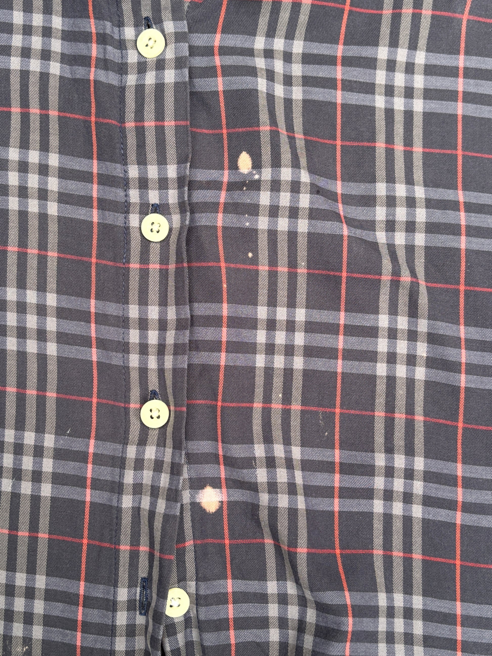 Vintage Burberry Shirt Size M Multi Check Button Up Shirt Fixer