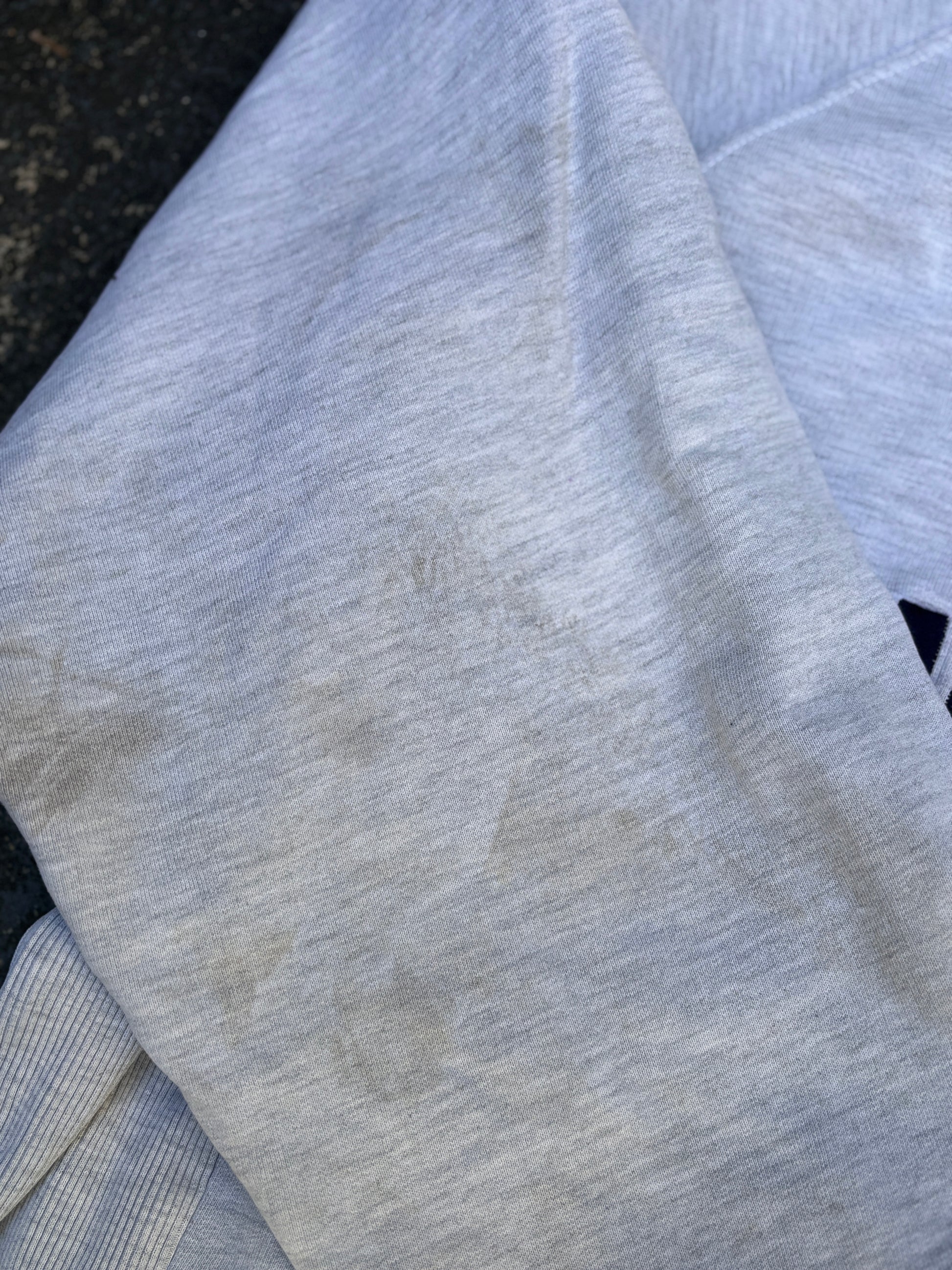 Vintage 90s Umbro Jumper Size XL Grey Embroidered Logos Front Back Sleeve Detail