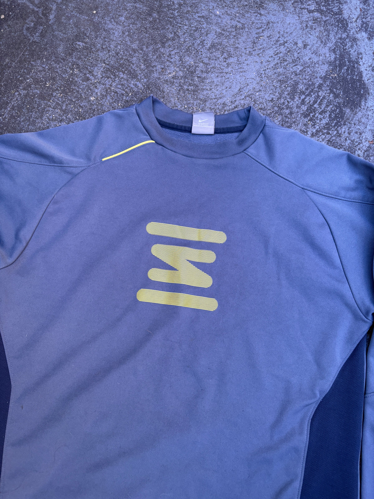 Vintage Y2K Nike Shox Jumper Size XL Grey Chest Logo Hip Swoosh Sweatshirt