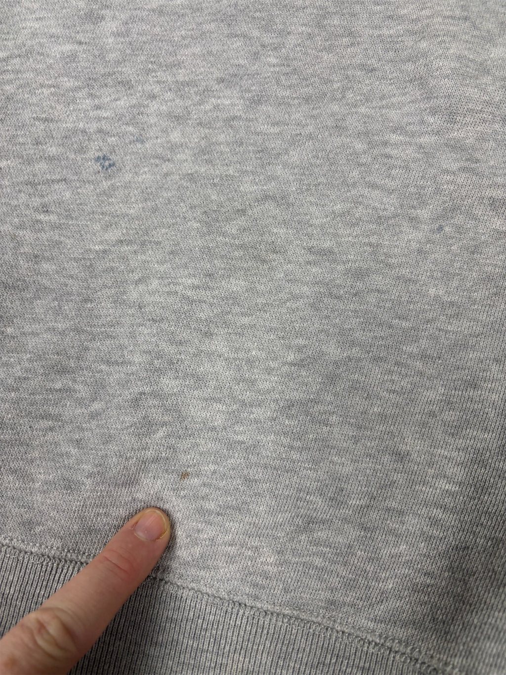Vintage Women's 90's Ralph Lauren Jumper XS Grey Pink Small Pony Sweatshirt Crew Neck