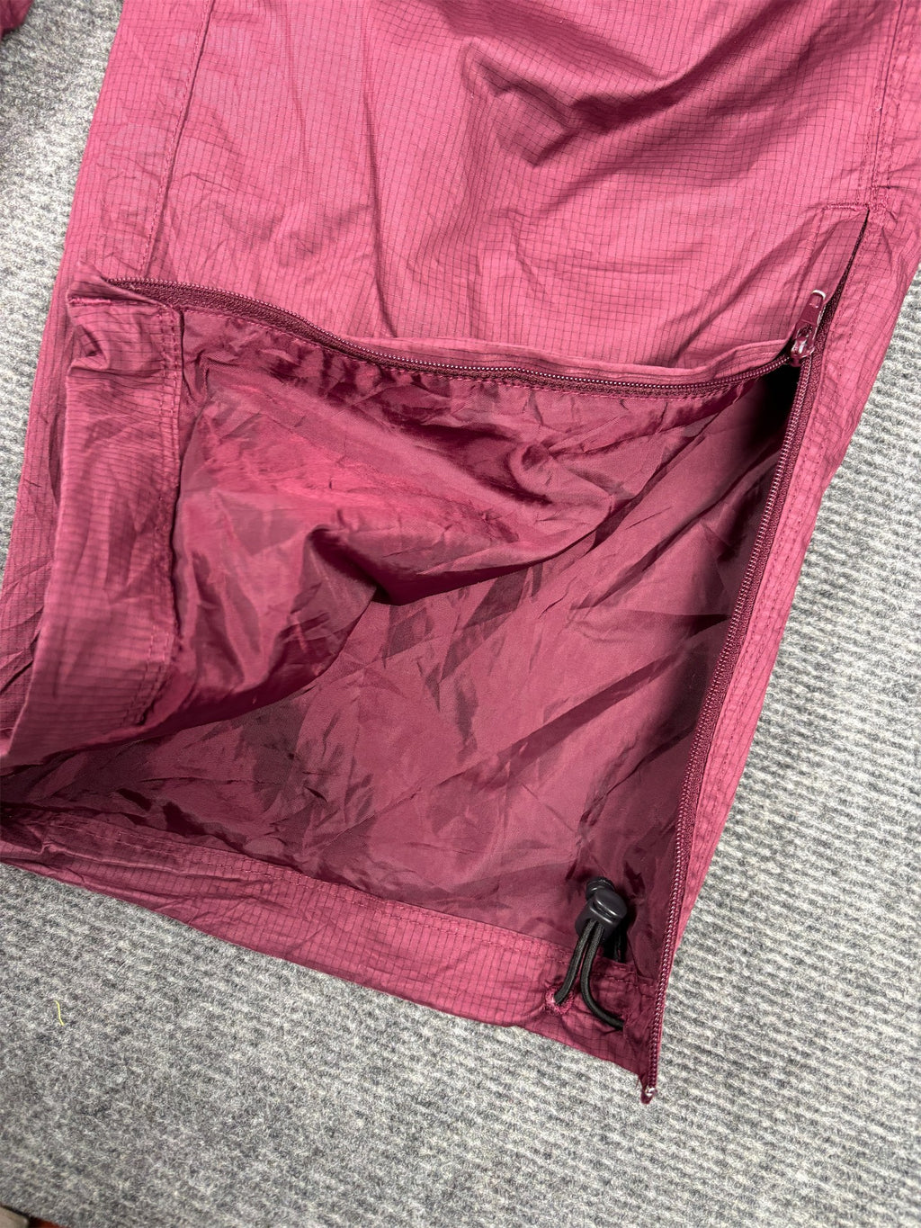 Vintage Y2K Nike Track Pants Men's M Maroon Red Orange Swoosh Piping Joggers