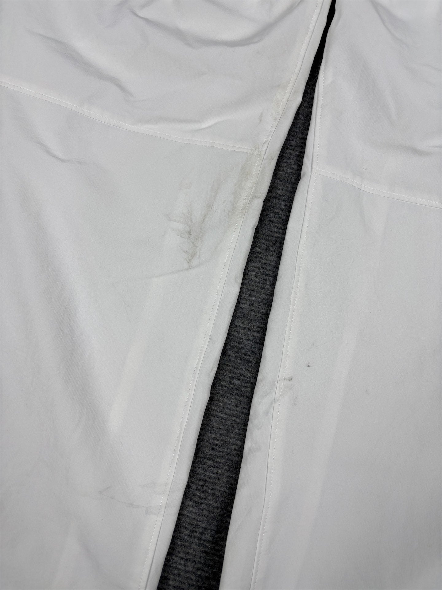 Nike Golf Track Pants Men's 34 White  x 32 Leg Grey Swoosh Trousers
