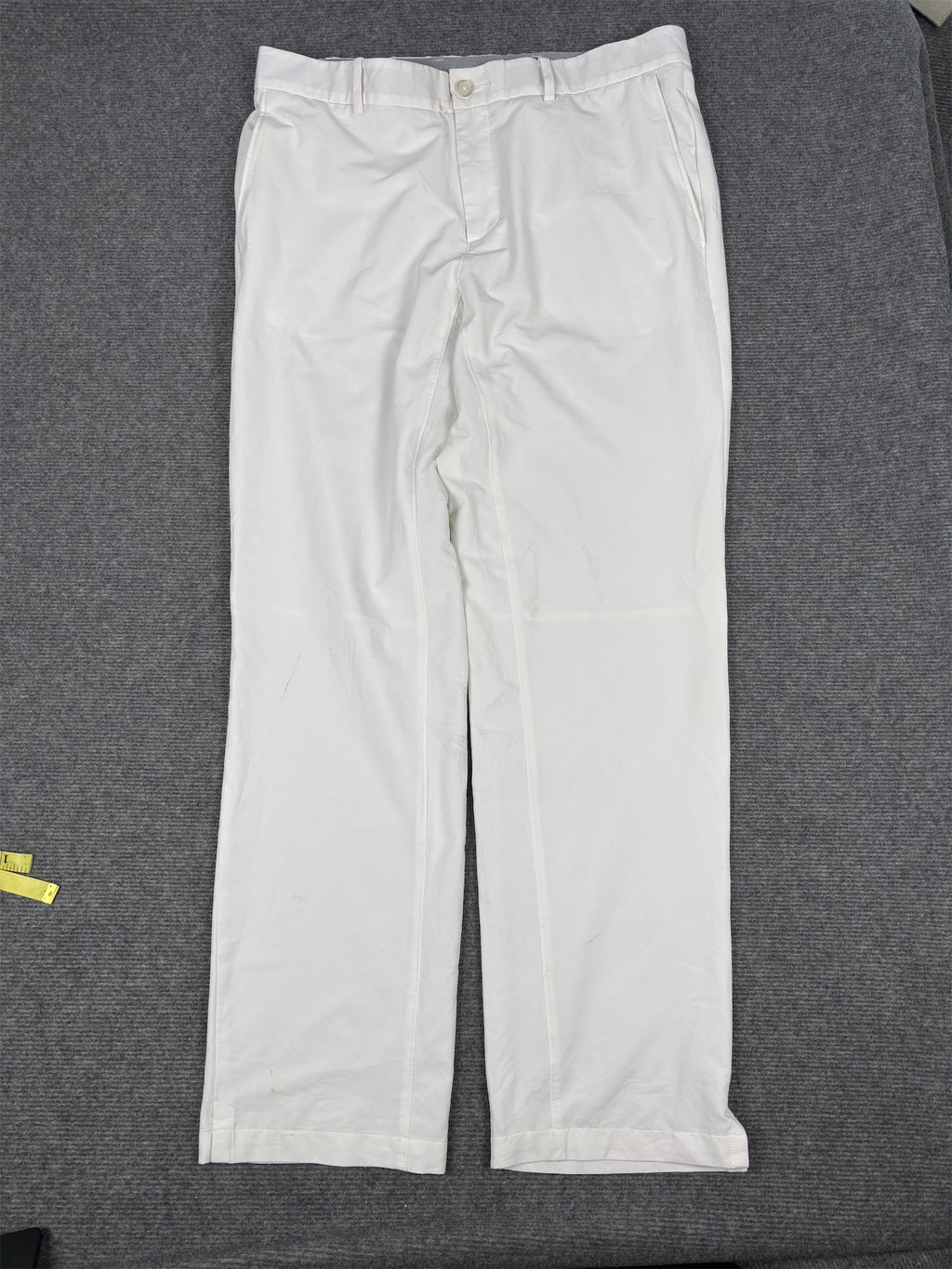 Nike Golf Track Pants Men's 34 White  x 32 Leg Grey Swoosh Trousers