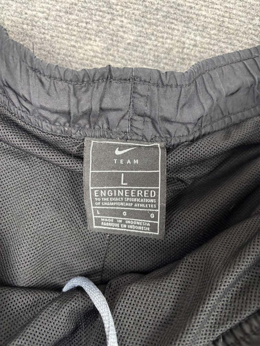 Vintage Y2K Nike Basketball Cargo Track Pants Men's L Black Grey Zip Off Rare