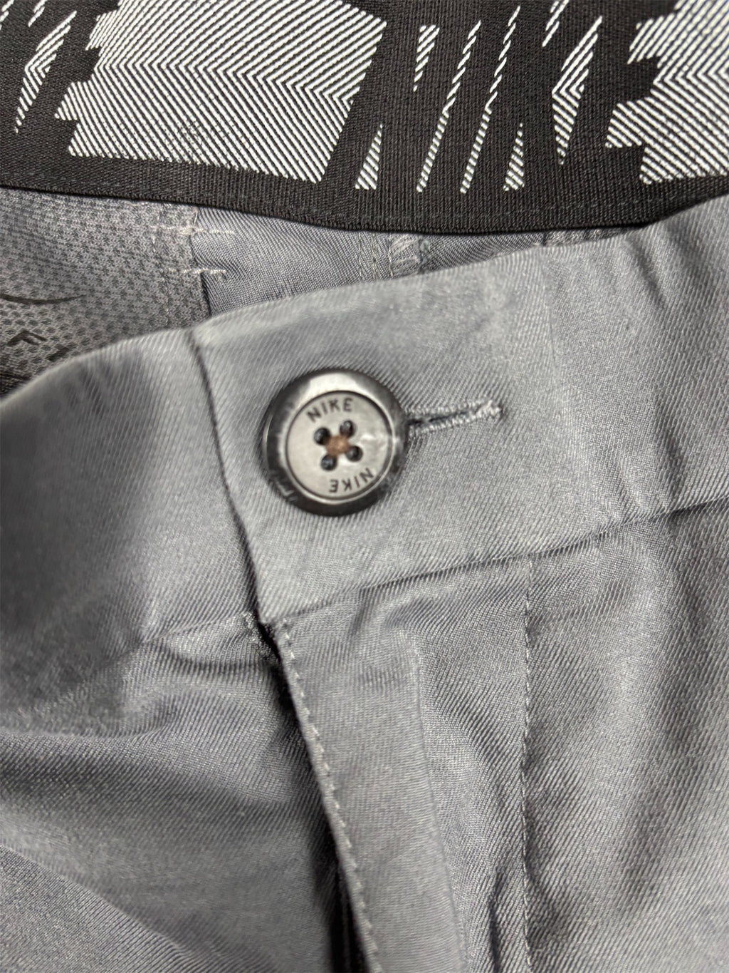 Nike Golf Track Pants Men's L Grey Swoosh Classic Trousers