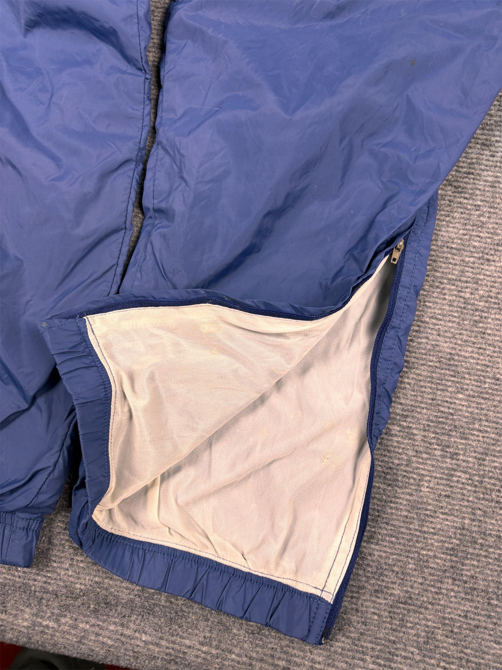 90s Nike Track Pants Men's Small Navy White Swoosh Vintage Jogges