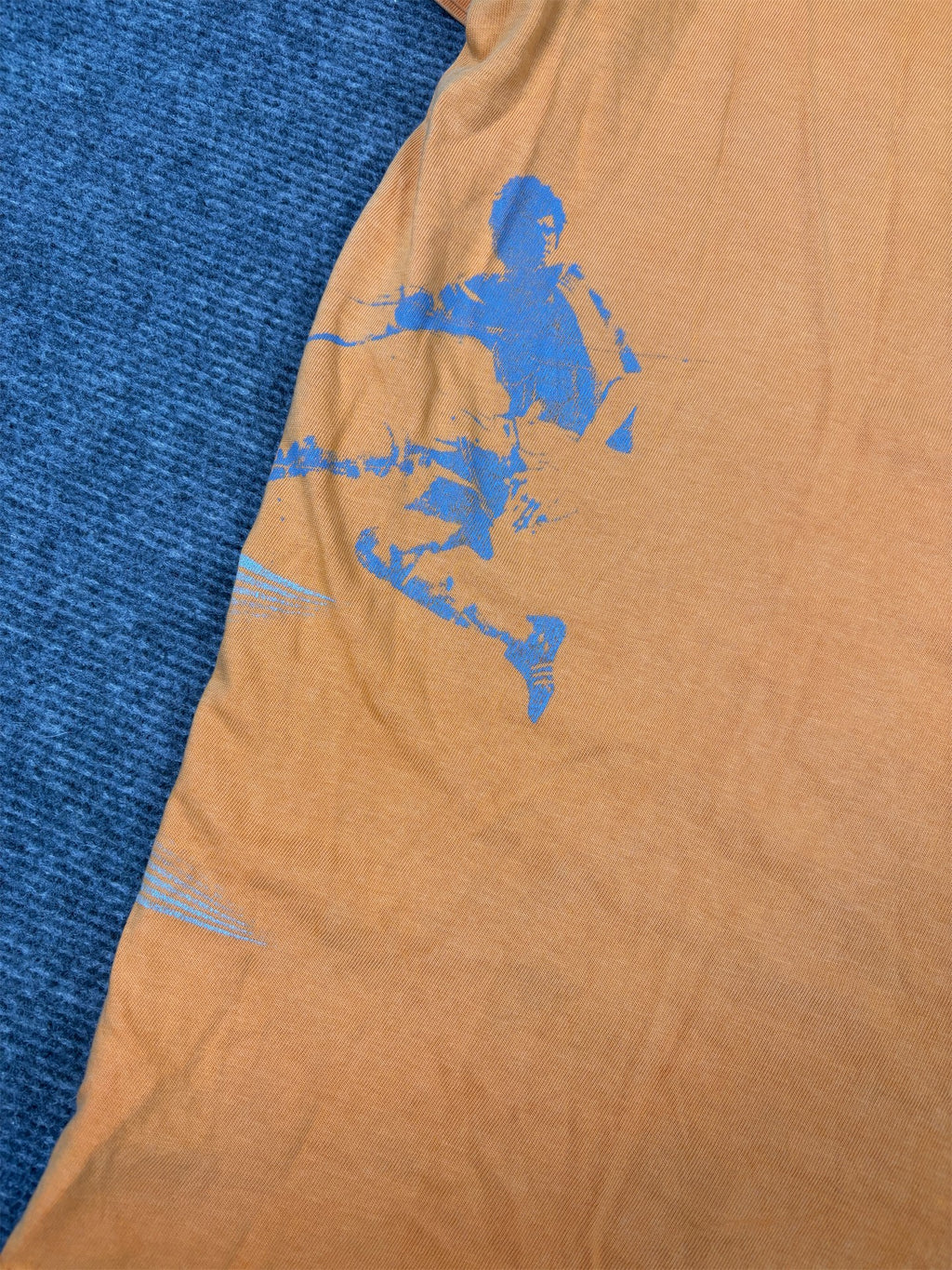 Vintage Y2K Adidas T-shirt Women's M Orange Grey Germany FIFA World Cup Tee Crew Neck