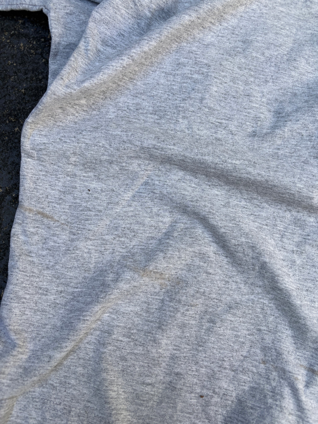 Vintage 90s Nike T-Shirt Size L Grey V-Neck Chest Swoosh Made In UK