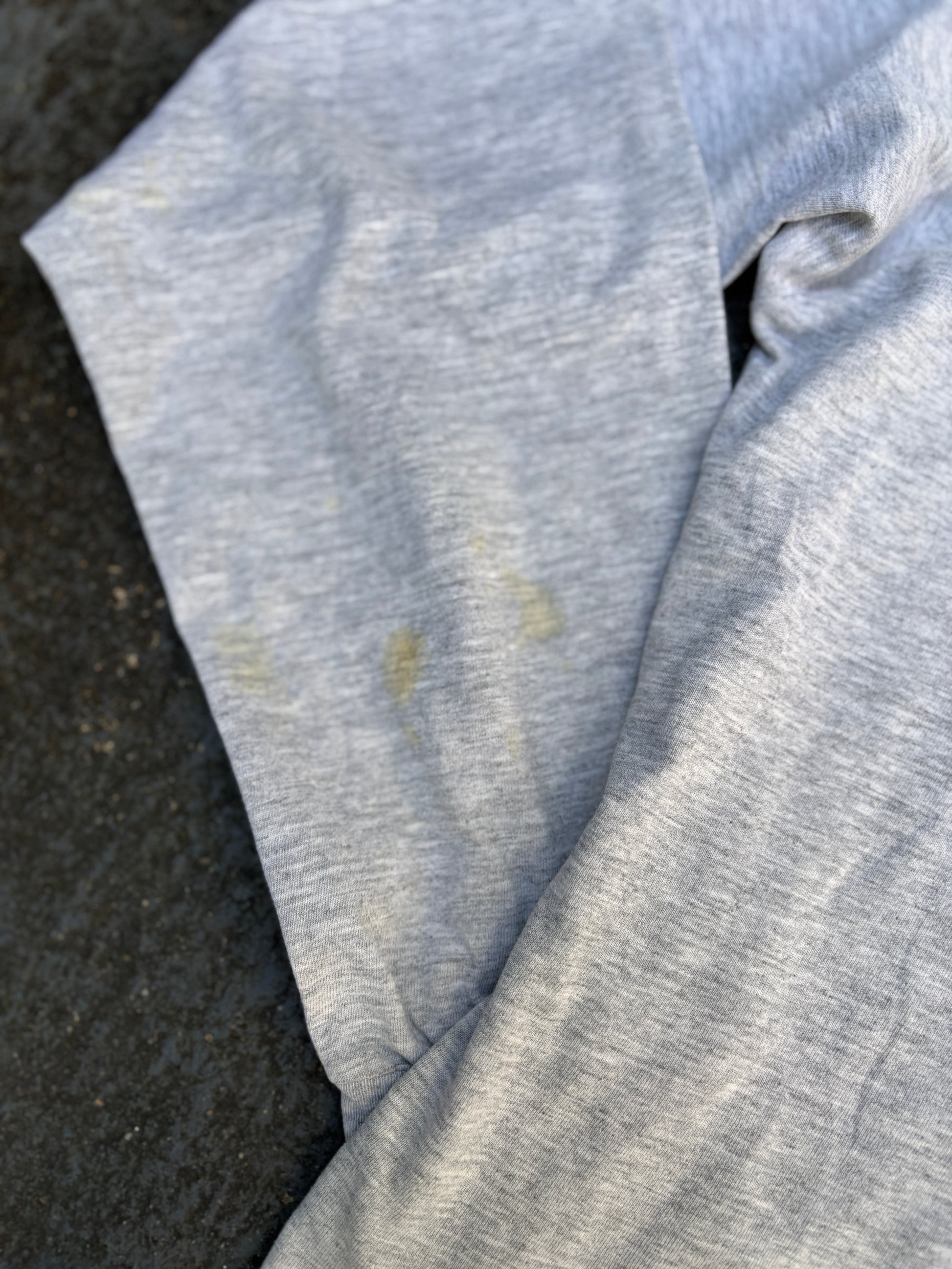 Vintage 90s Nike Long Sleeve T-Shirt Size M Grey Embroidered Chest Logo Cotton