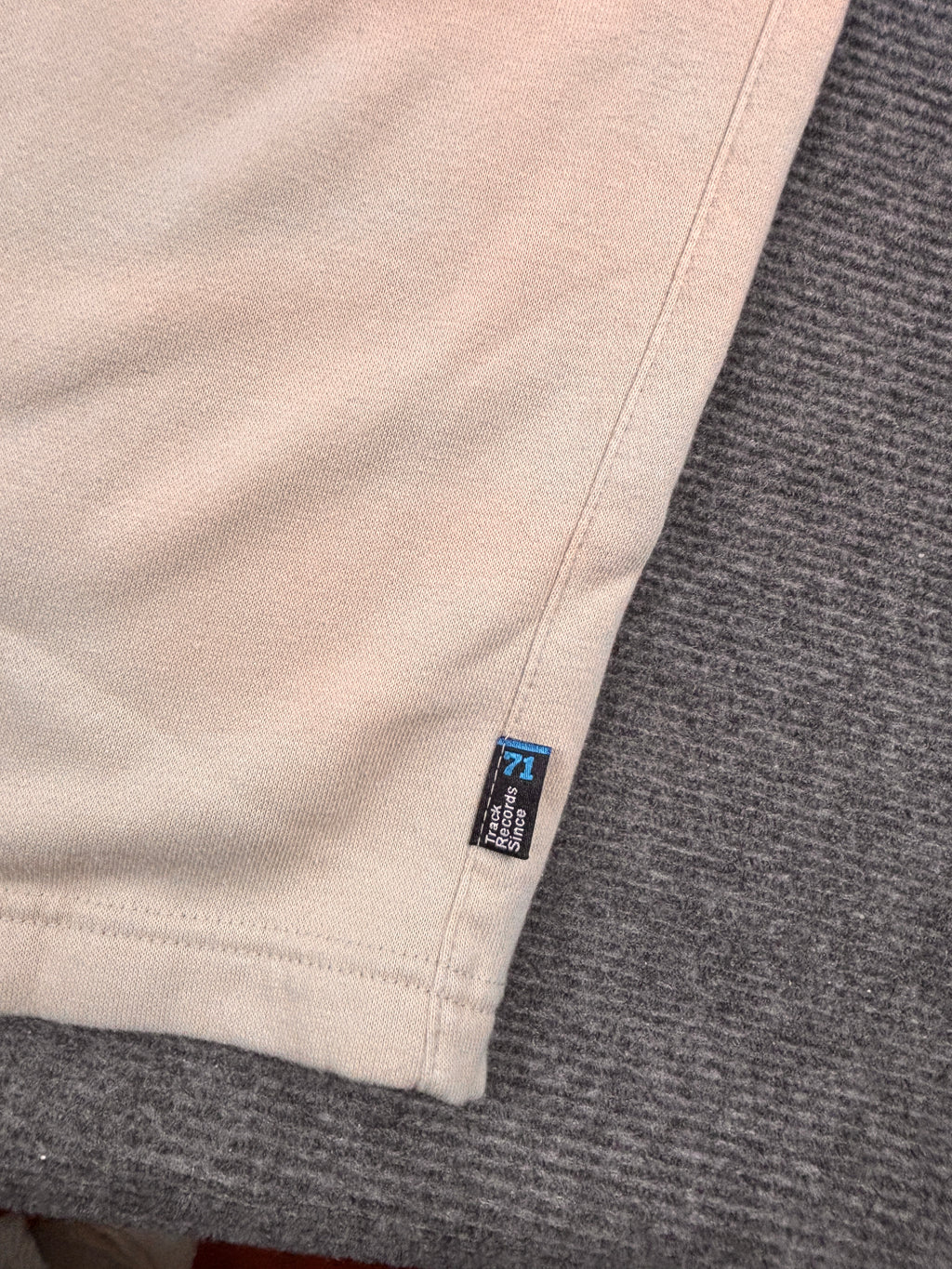 Vintage Y2K Nike Track Pants Size XL Cream NWTs Embroidered Fleece Wide Leg DEADSTOCK
