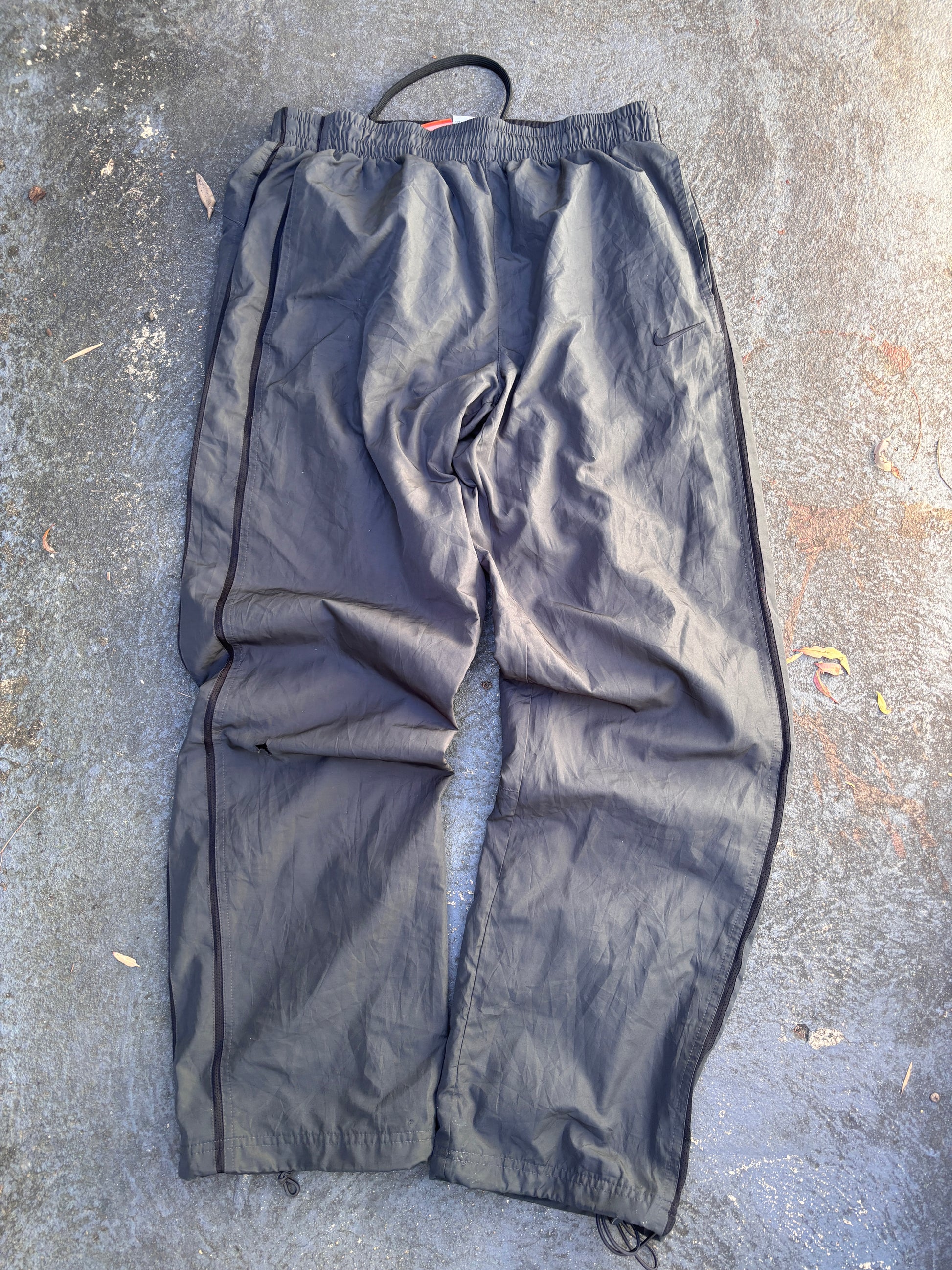 vintage y2k nike track pants grey