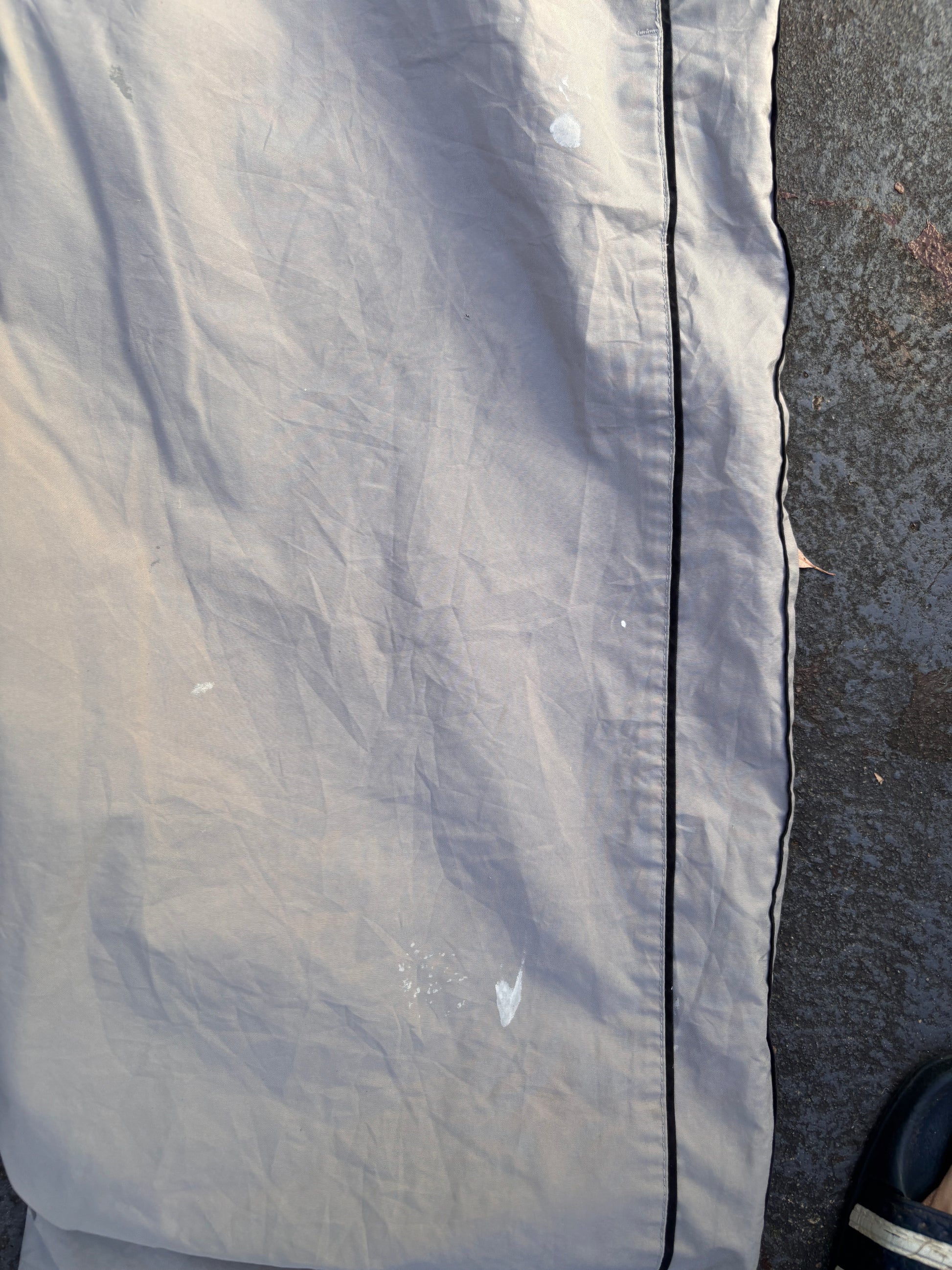 Vintage Y2K Nike Track Pants Size XL Grey Black Piping Spell Out Wide Leg Ankle Zip