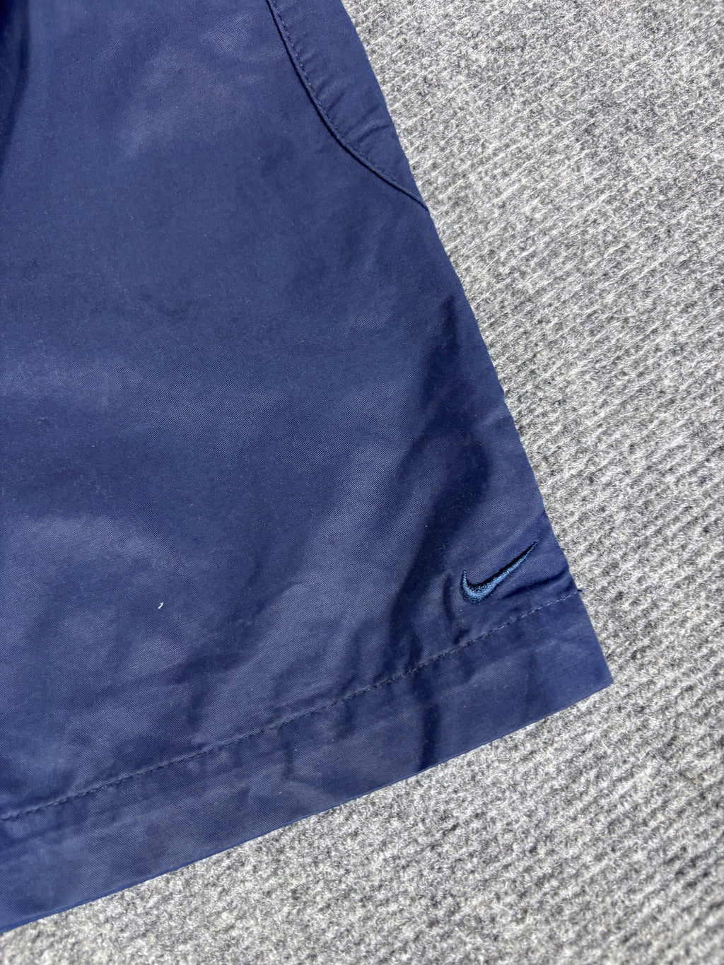 Vintage Y2K Nike 3/4 Track Pants Women's Size S Double Blue Nylon Windbreakers