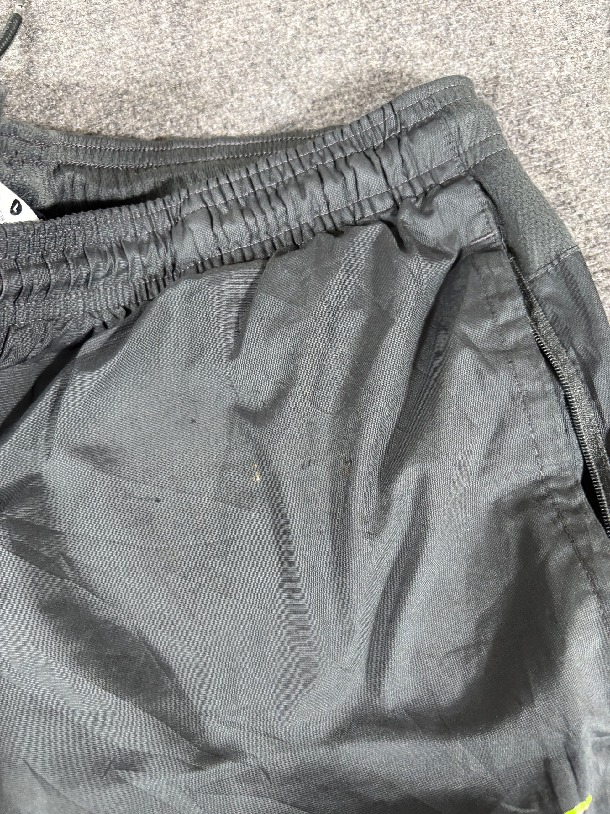 Vintage Y2K Nike Track Pants Men’s L Black Portugal Football Badge Wide Leg