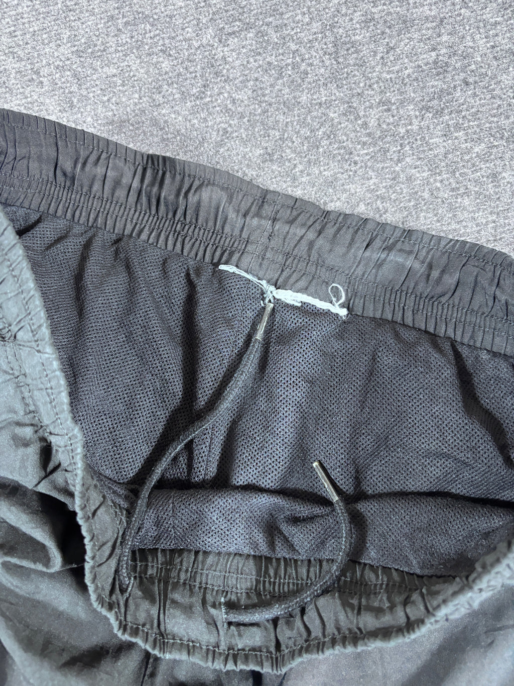 Nike Track Pants Size XL Black White Swoosh Ankle Zip Windbreakers