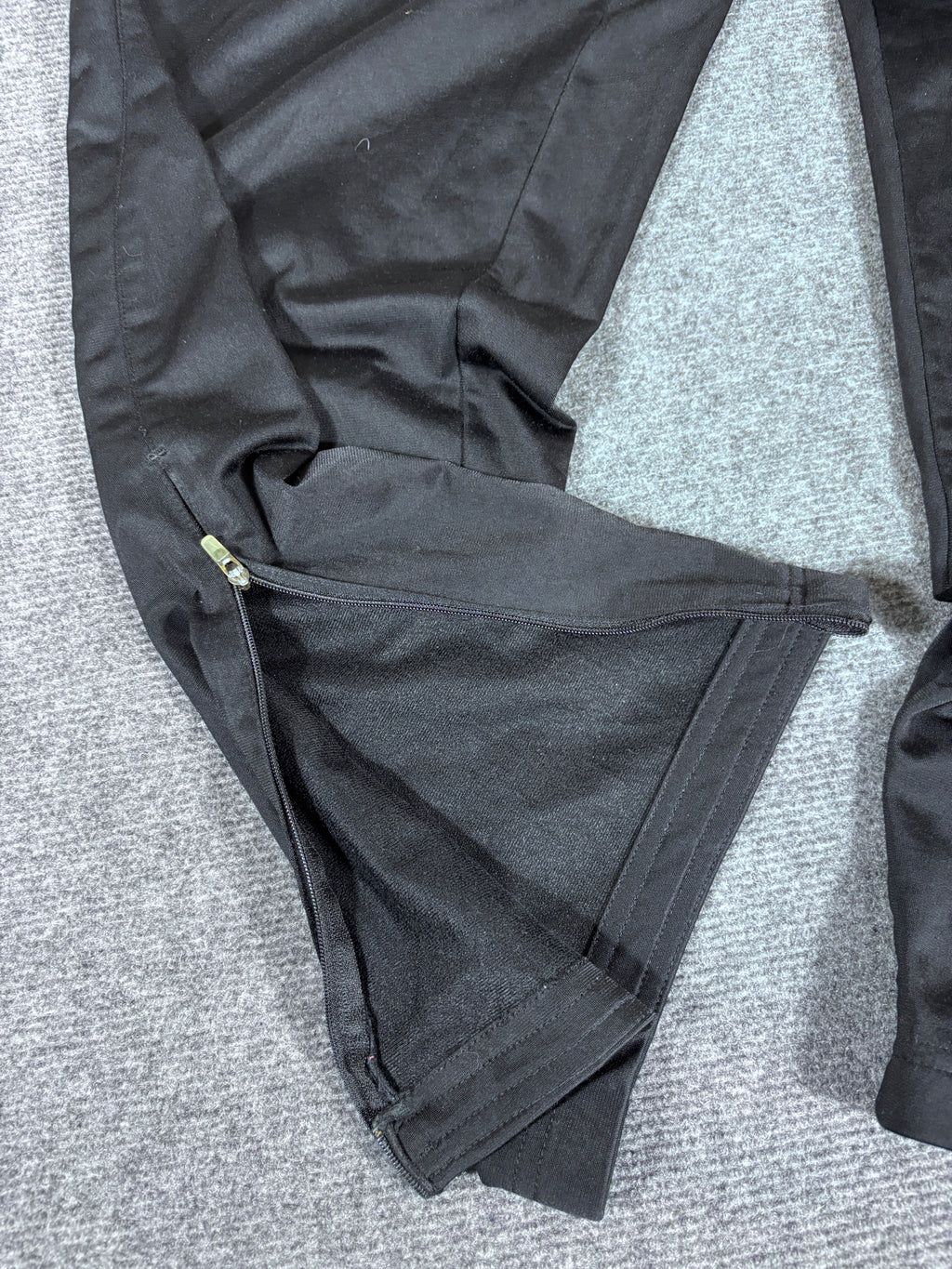 Vintage Y2K Nike Track Pants Size L Black Juventus Football Club Wide Leg Ankle Zip