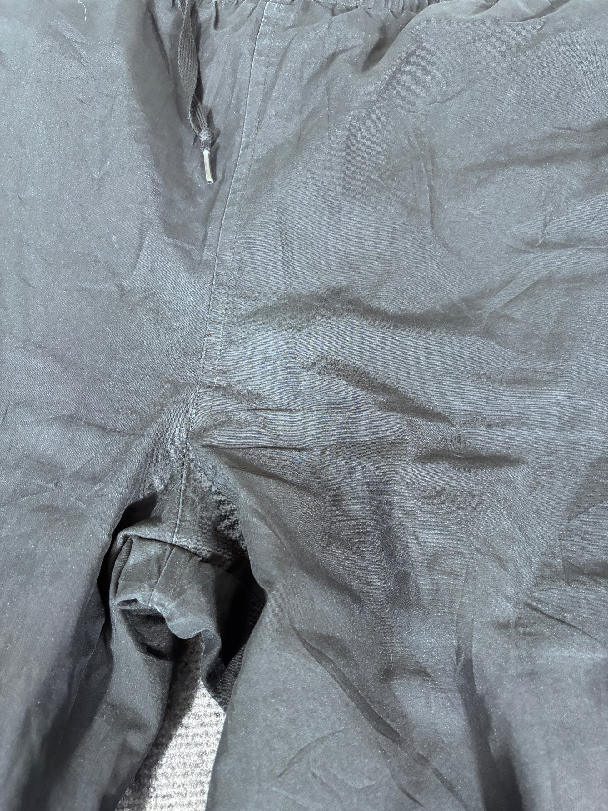 Vintage Y2K Nike Track Pants Size L Navy White Grey Detail Wide Leg Windbreakers