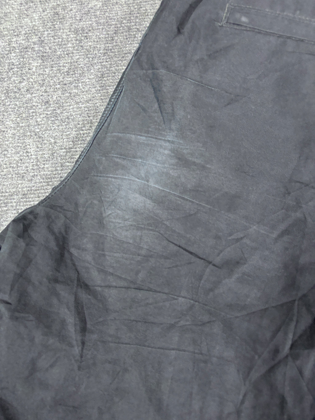 Vintage Y2K Nike Track Pants Size L Navy White Grey Detail Wide Leg Windbreakers