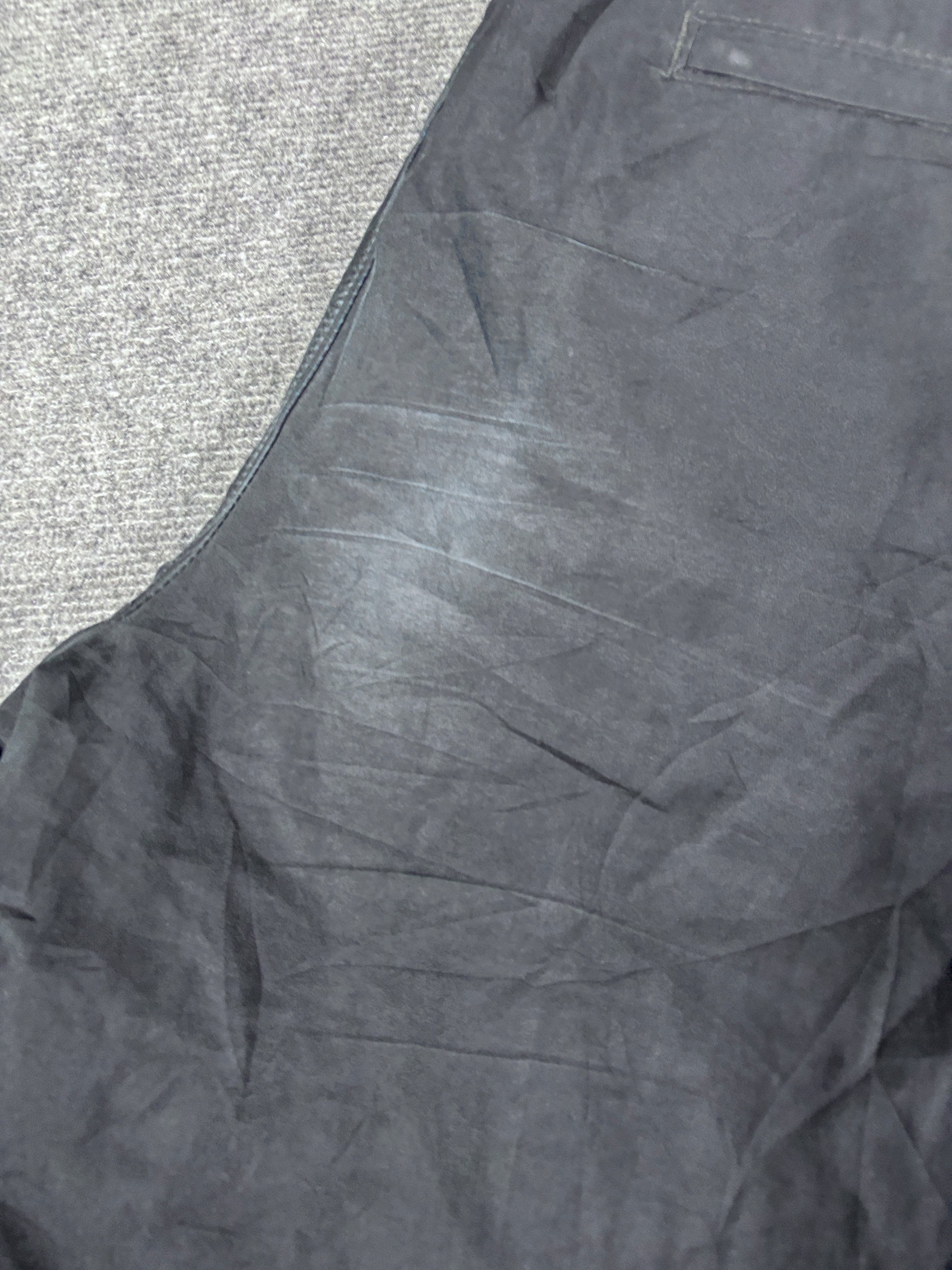 Vintage Y2K Nike Track Pants Size L Navy White Grey Detail Wide Leg Windbreakers