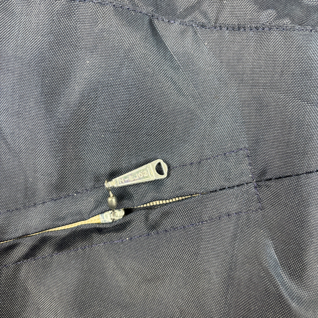 90s Honda Jacket Size M Blue Nylon Retro Cut Off Sleeves Japanese Vintage