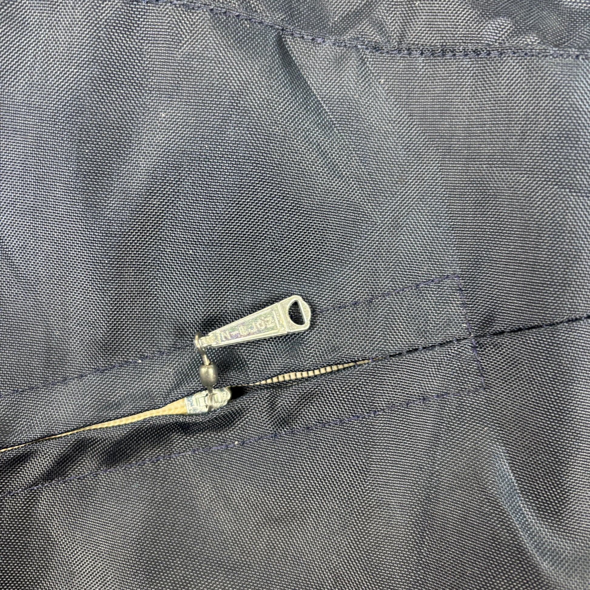 90s Honda Jacket Size M Blue Nylon Retro Cut Off Sleeves Japanese Vintage