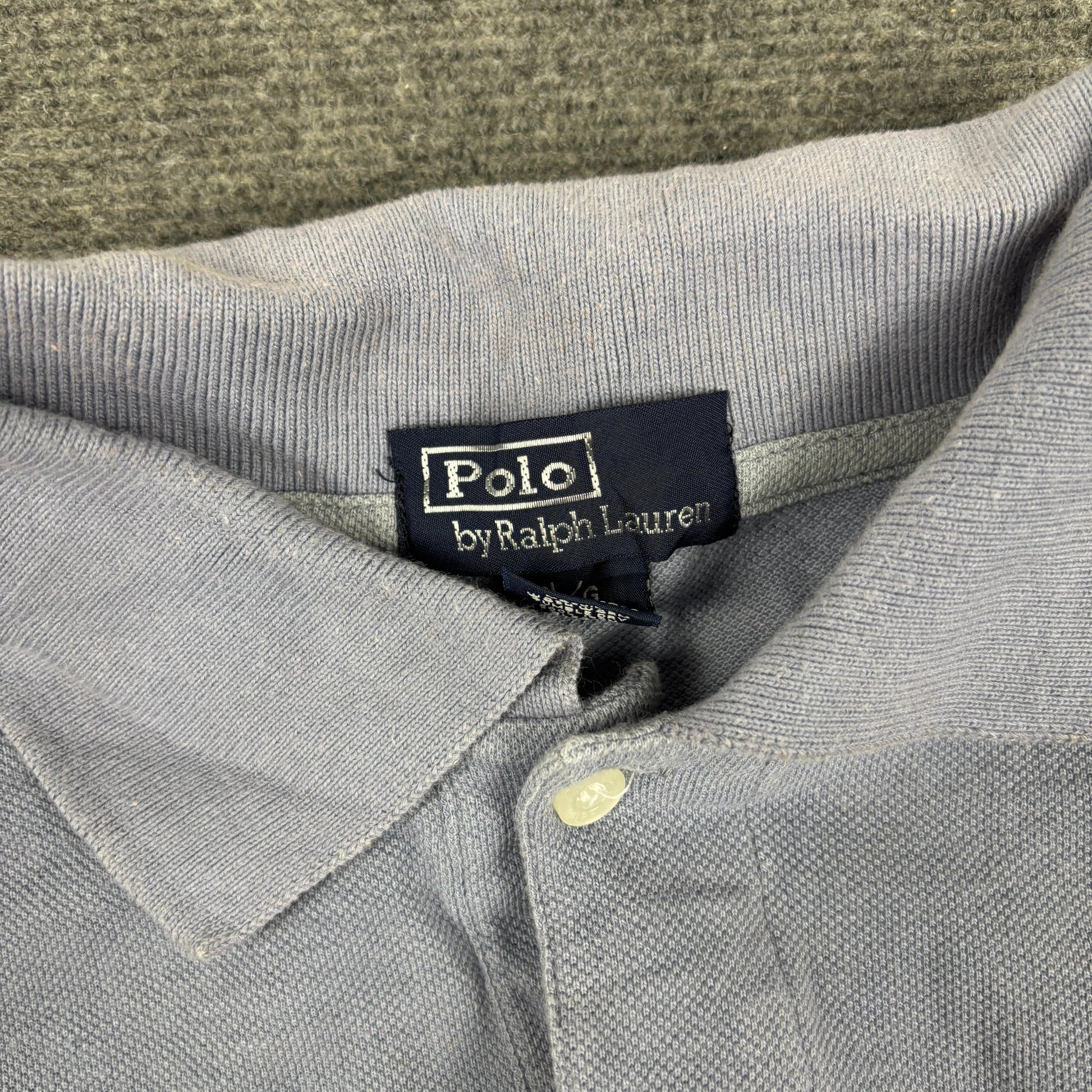 90s Polo Ralph Lauren Polo Shirt Women's L Purple Blue Large Pony