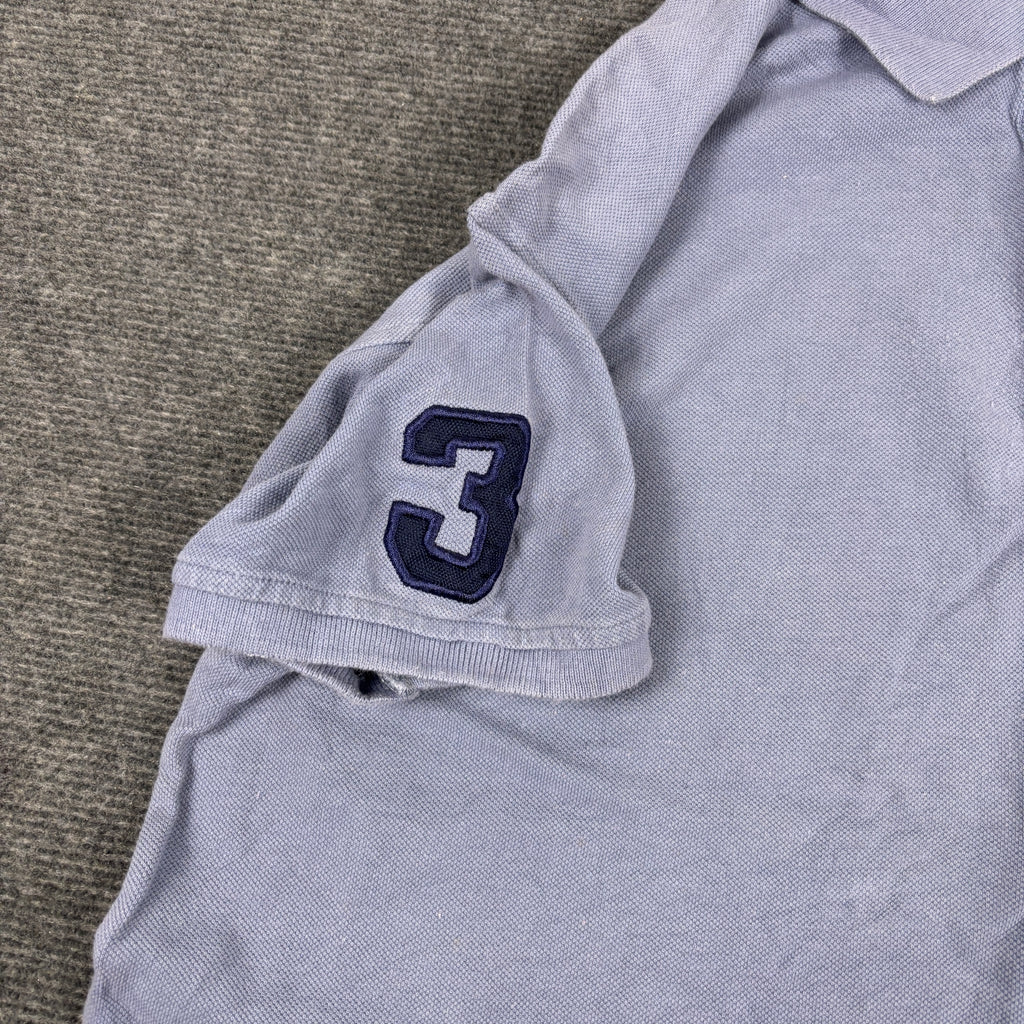 90s Polo Ralph Lauren Polo Shirt Women's L Purple Blue Large Pony