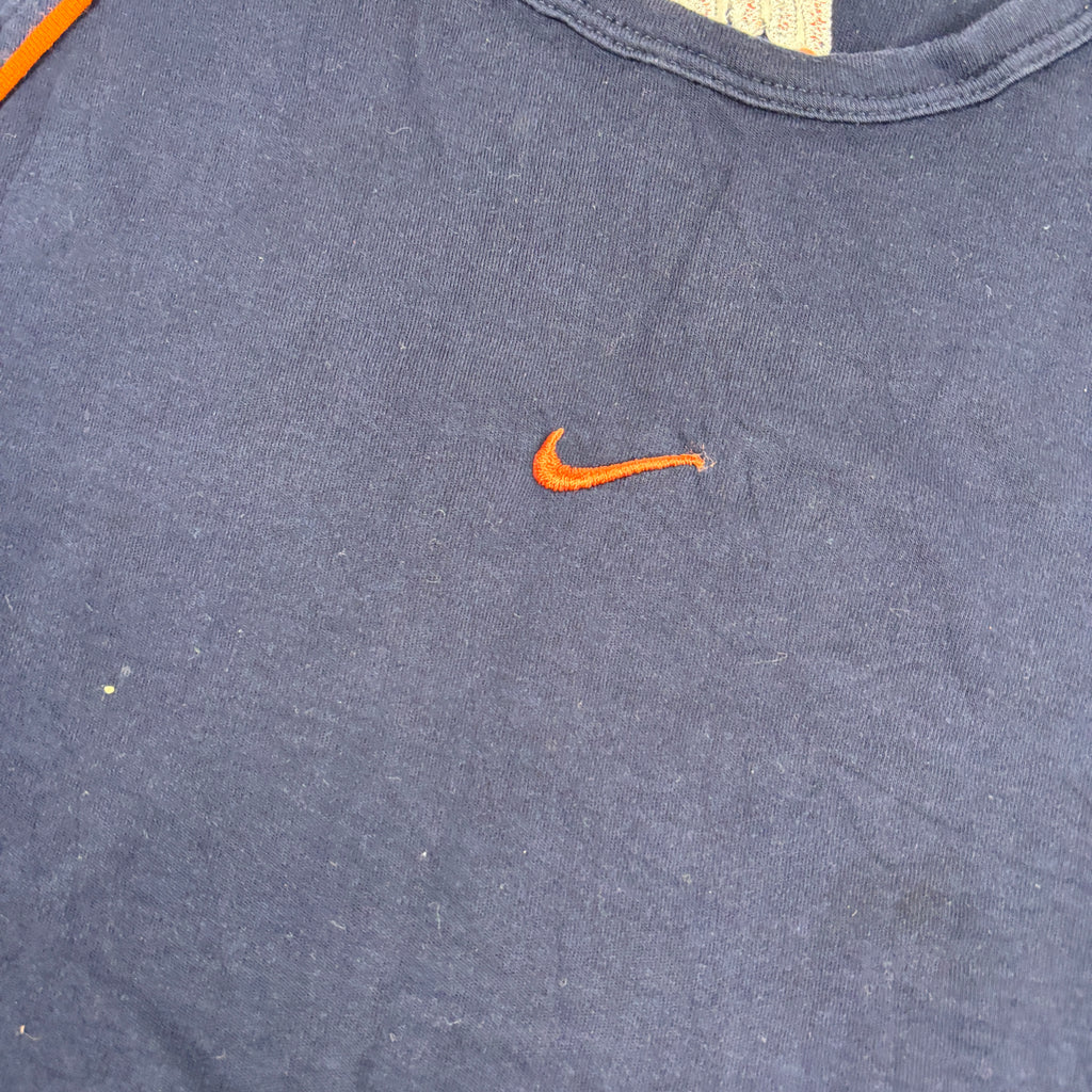 Vintage 00s Nike tank top women's small activewear singlet spell out logo