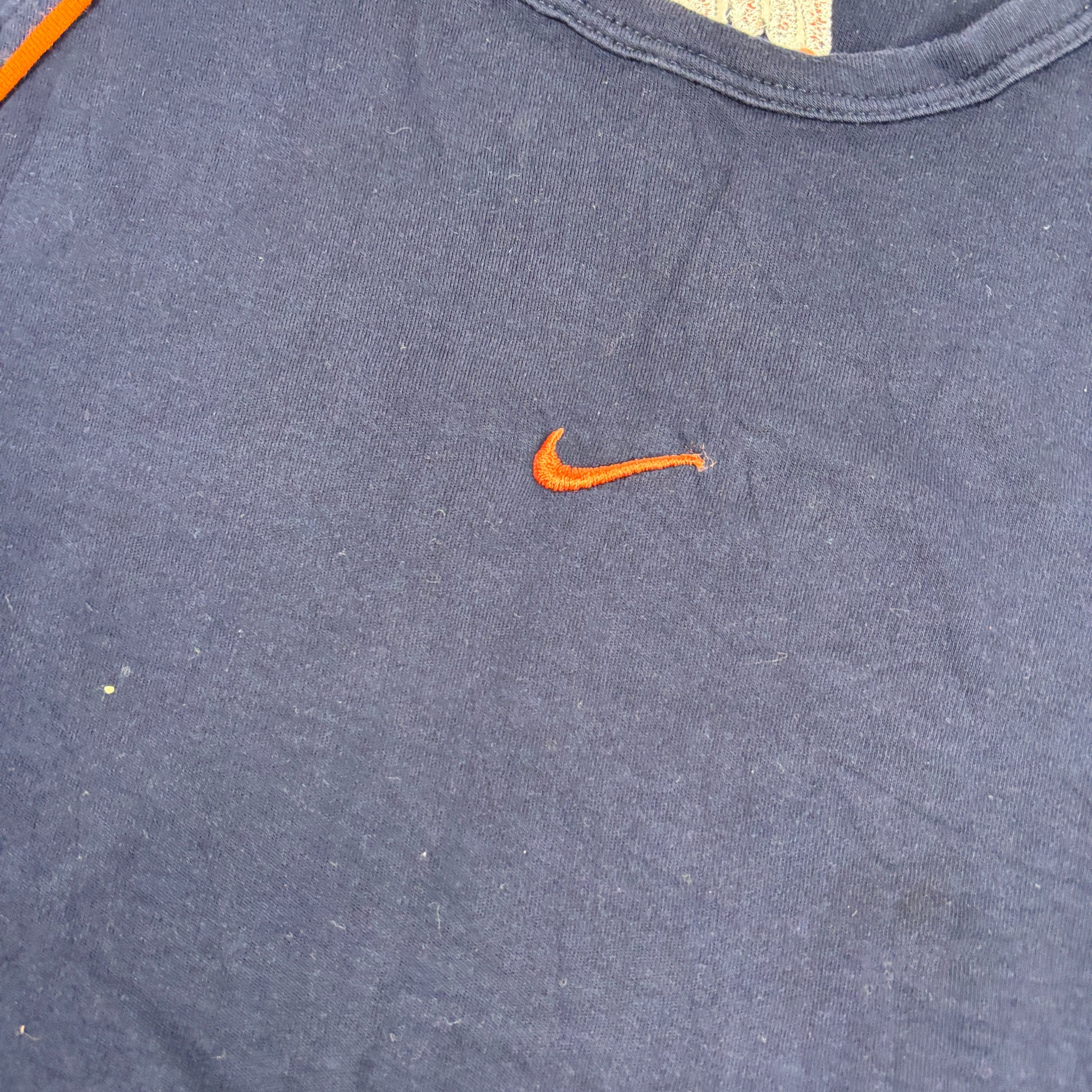 Vintage 00s Nike tank top women's small activewear singlet spell out logo