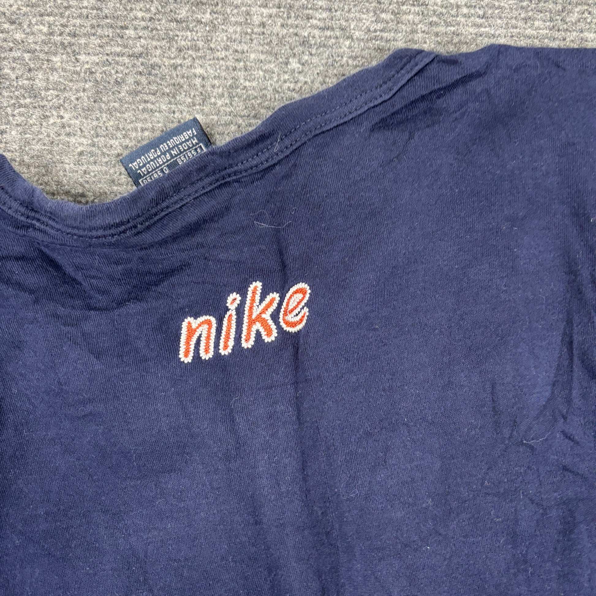 Vintage 00s Nike tank top women's small activewear singlet spell out logo