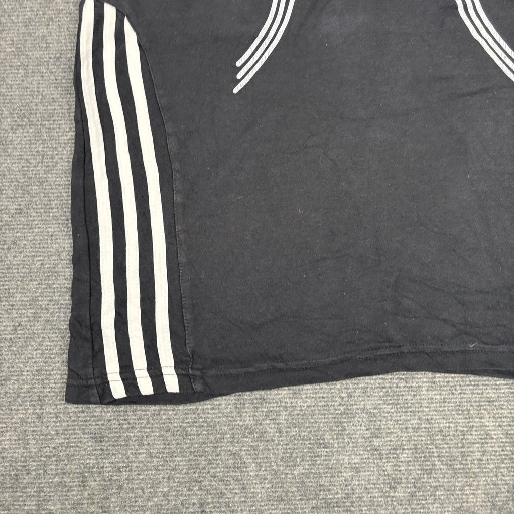 Vintage Adidas Activewear Tank Top Women's Large Black White Y2K Singlet