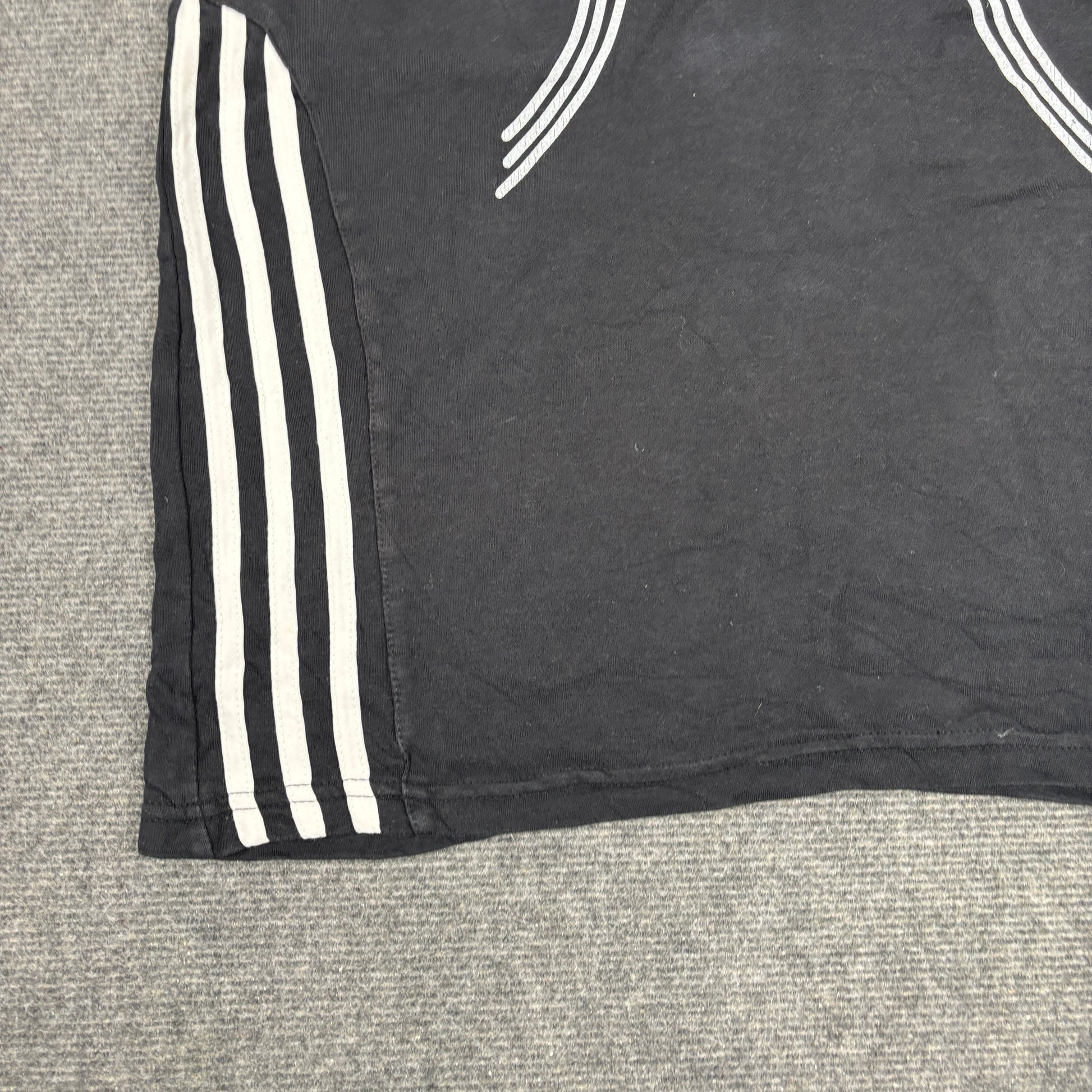 Vintage Adidas Activewear Tank Top Women's Large Black White Y2K Singlet
