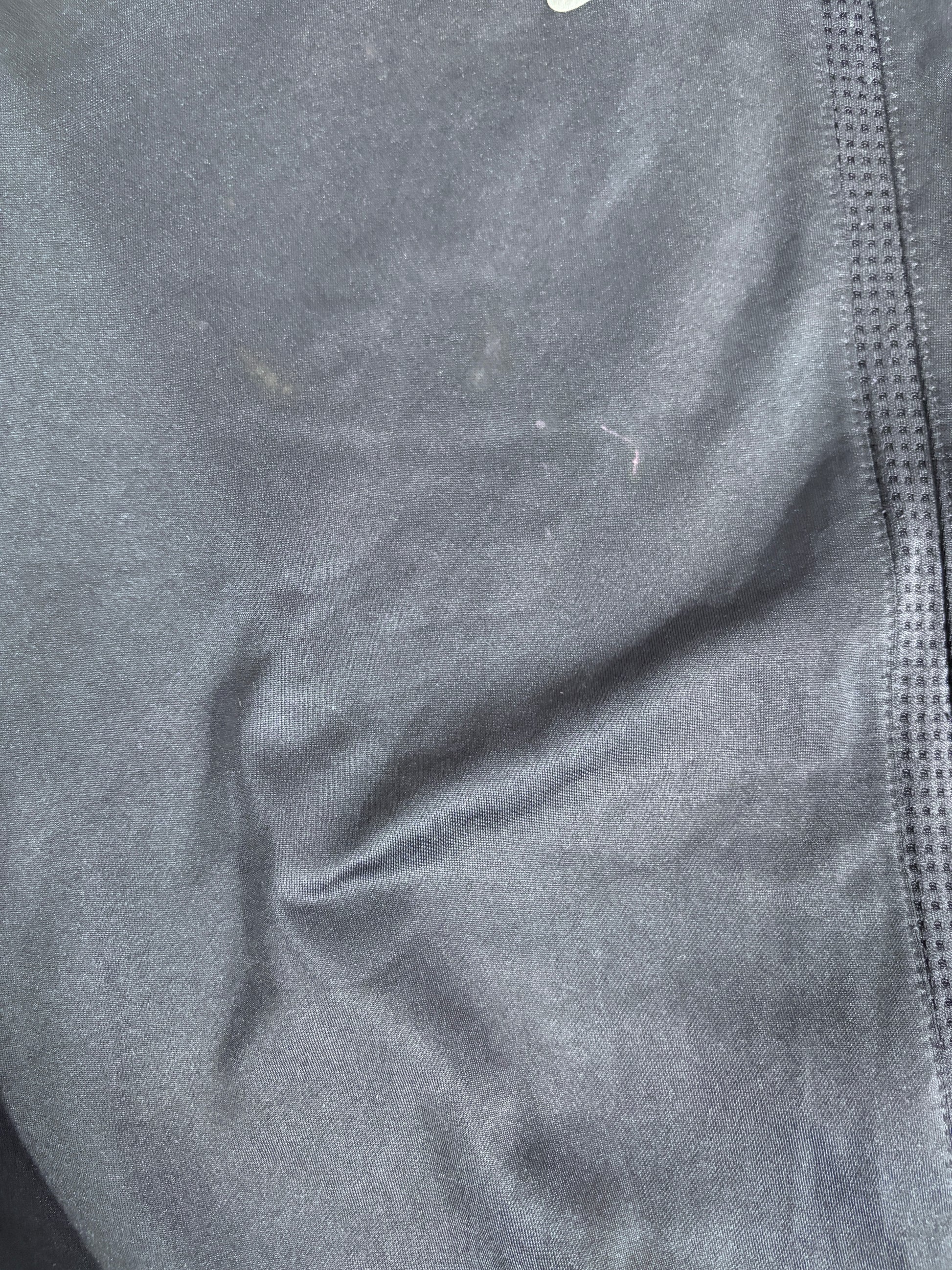 Nike Dri-Fit Track Pants Size XL Black Running Workout Straight Leg Ankle Zip