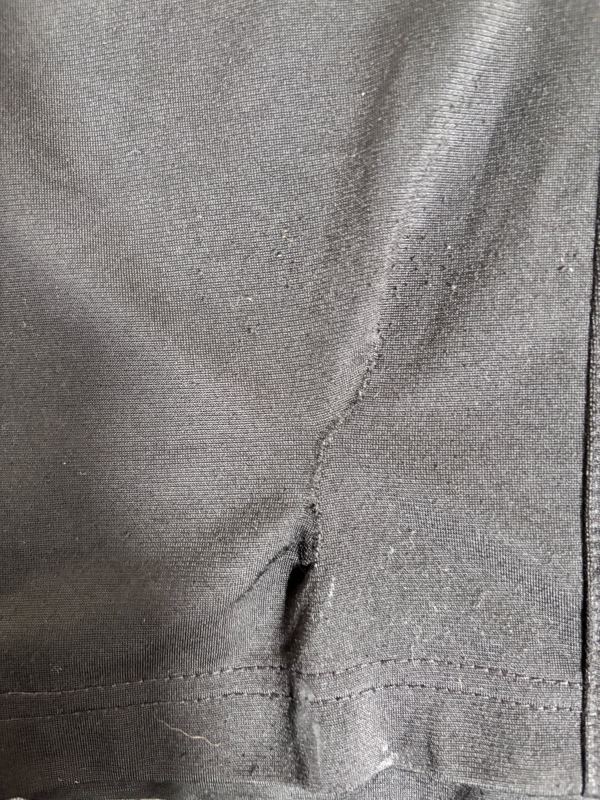 Vintage Y2K Nike Track Pants Womens Size S Black Yellow Cortez Side Stripe Wide Leg