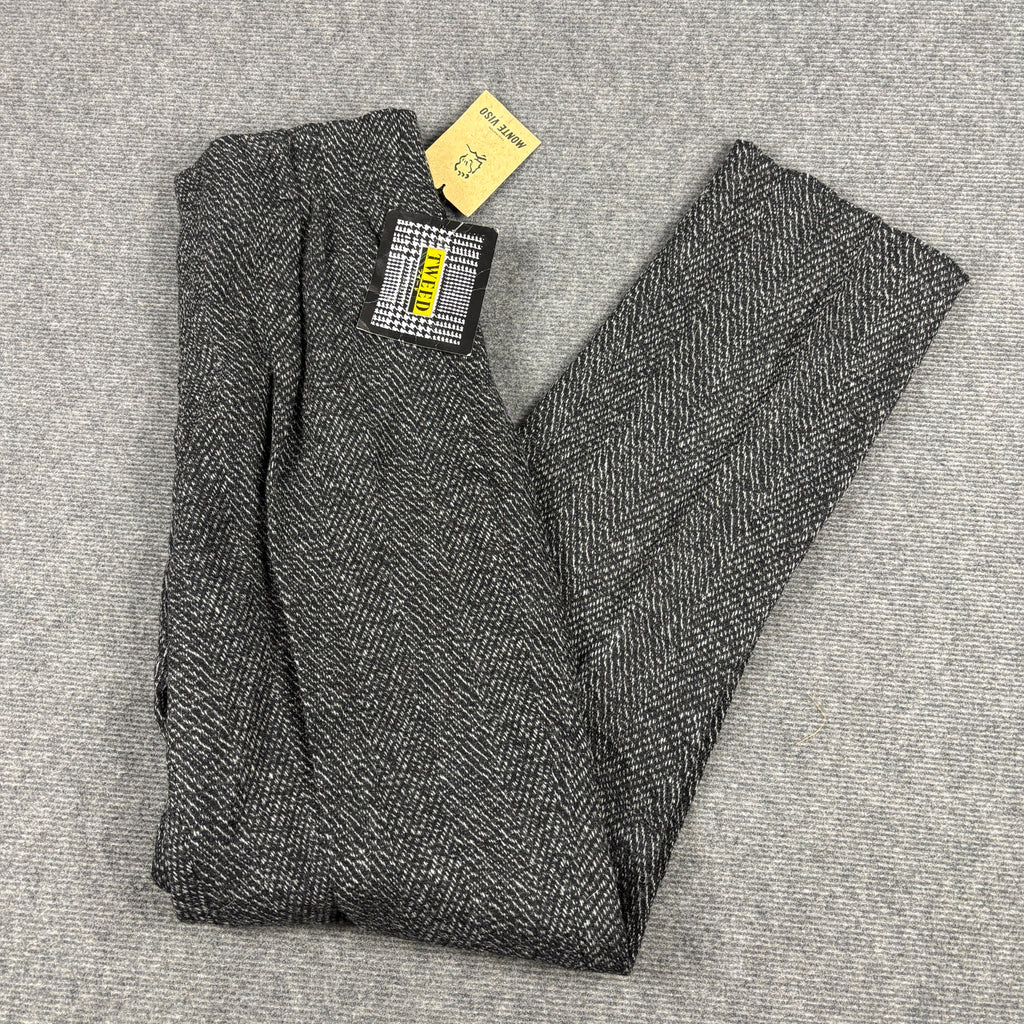 Vintage Japanese Tweed Pleated Pants Men's Small Tags on Deadstock