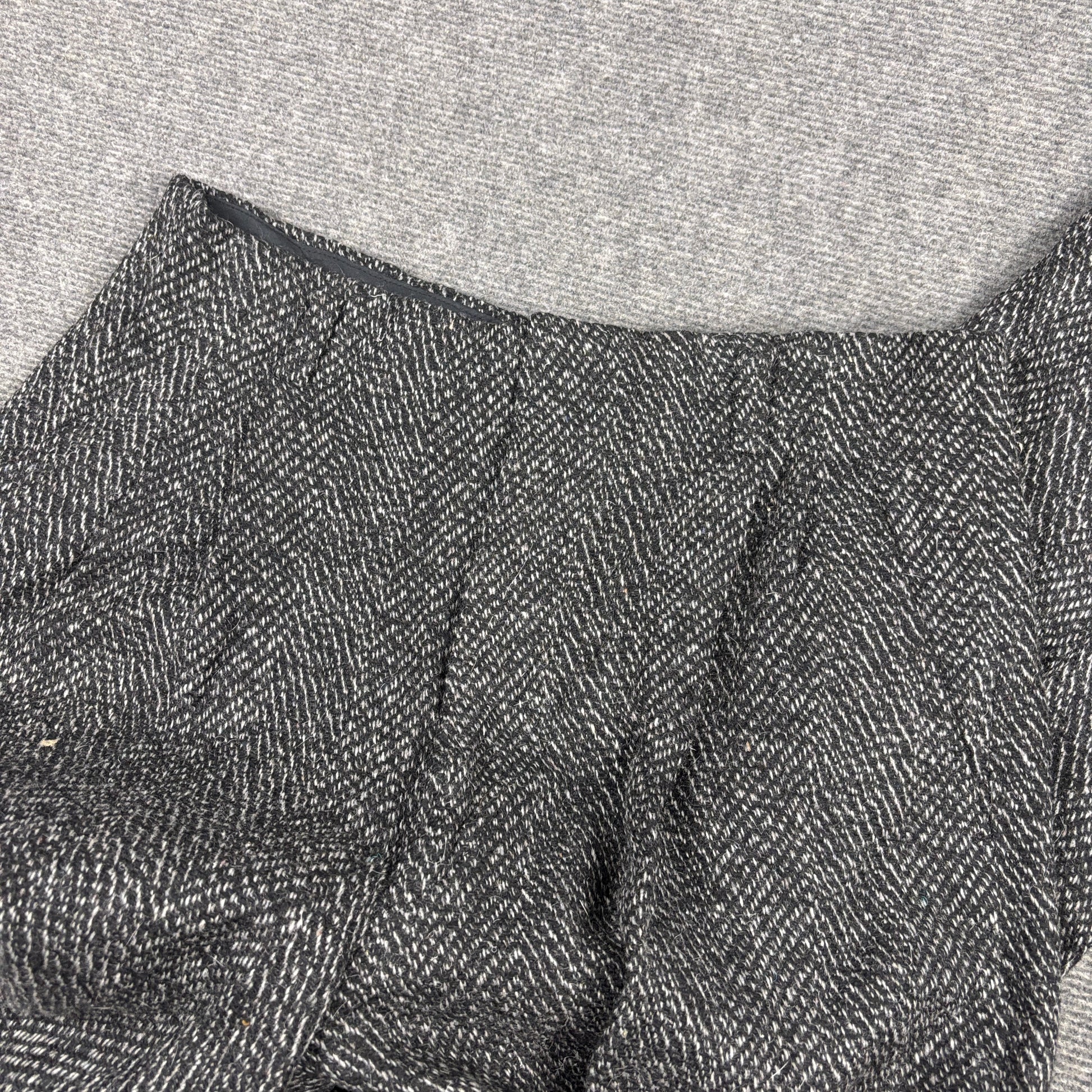 Vintage Japanese Tweed Pleated Pants Men's Small Tags on Deadstock