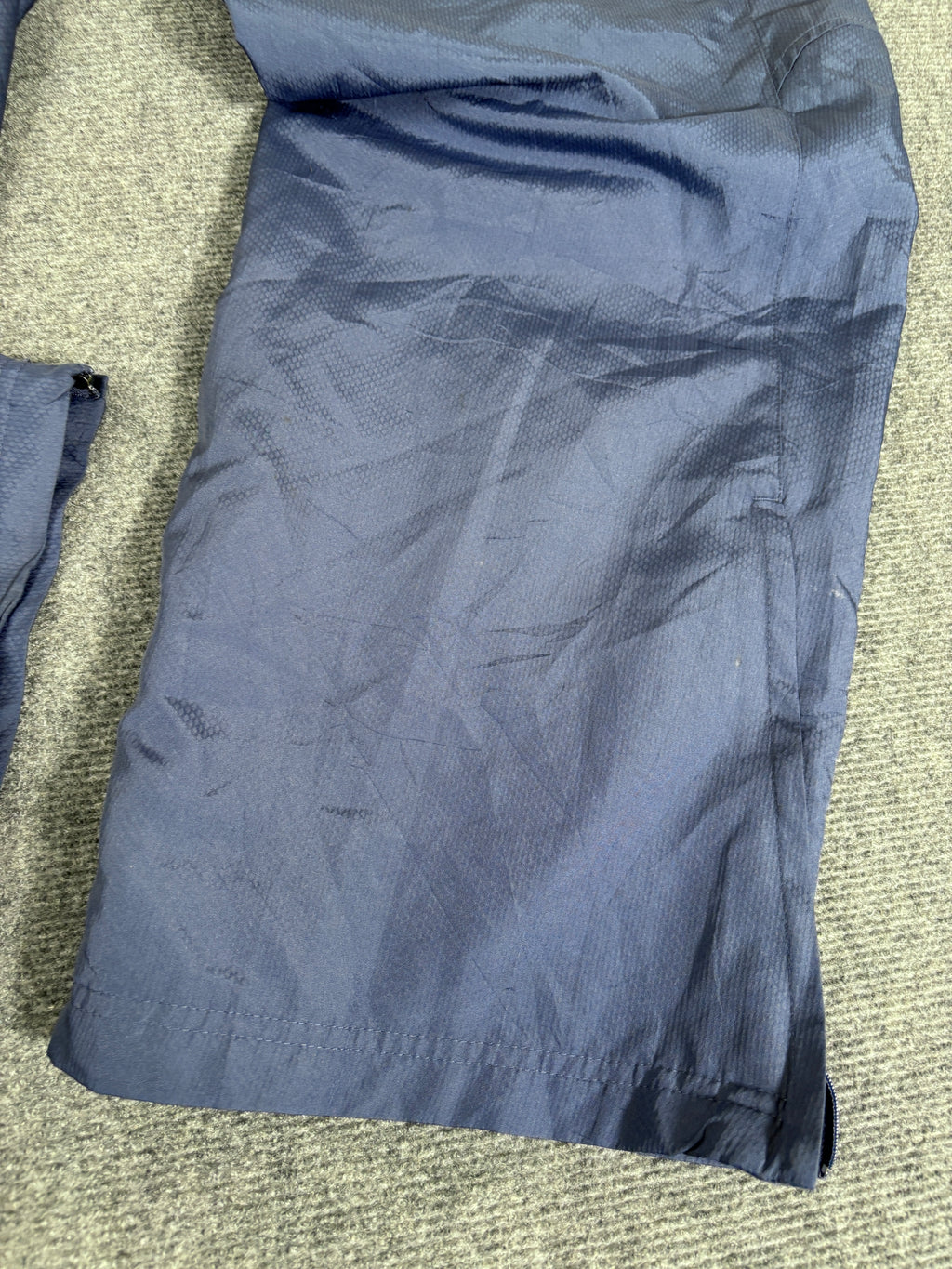 Vintage Y2K Nike Football Track Pants Size XL Blue Badge Logo Wide Leg Windbreakers