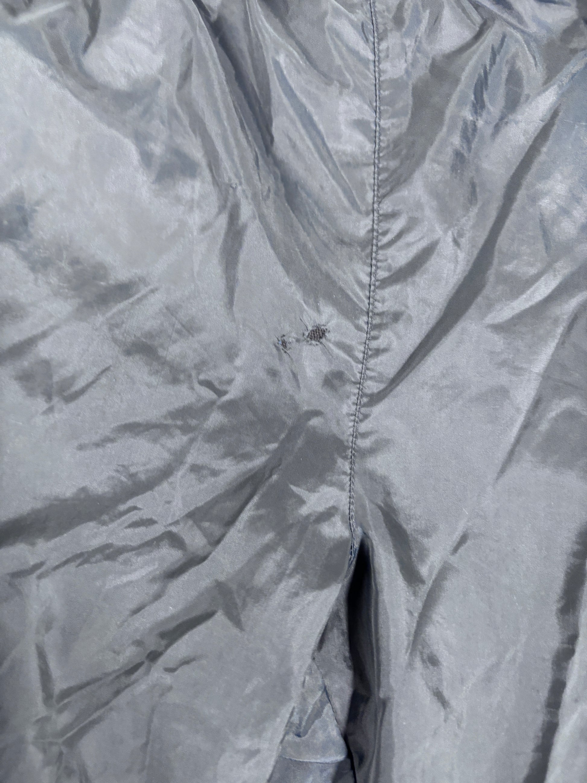 Vintage Y2K Nike Track Pants Men’s M White Grey Blue Bungee Baggy Wide Leg