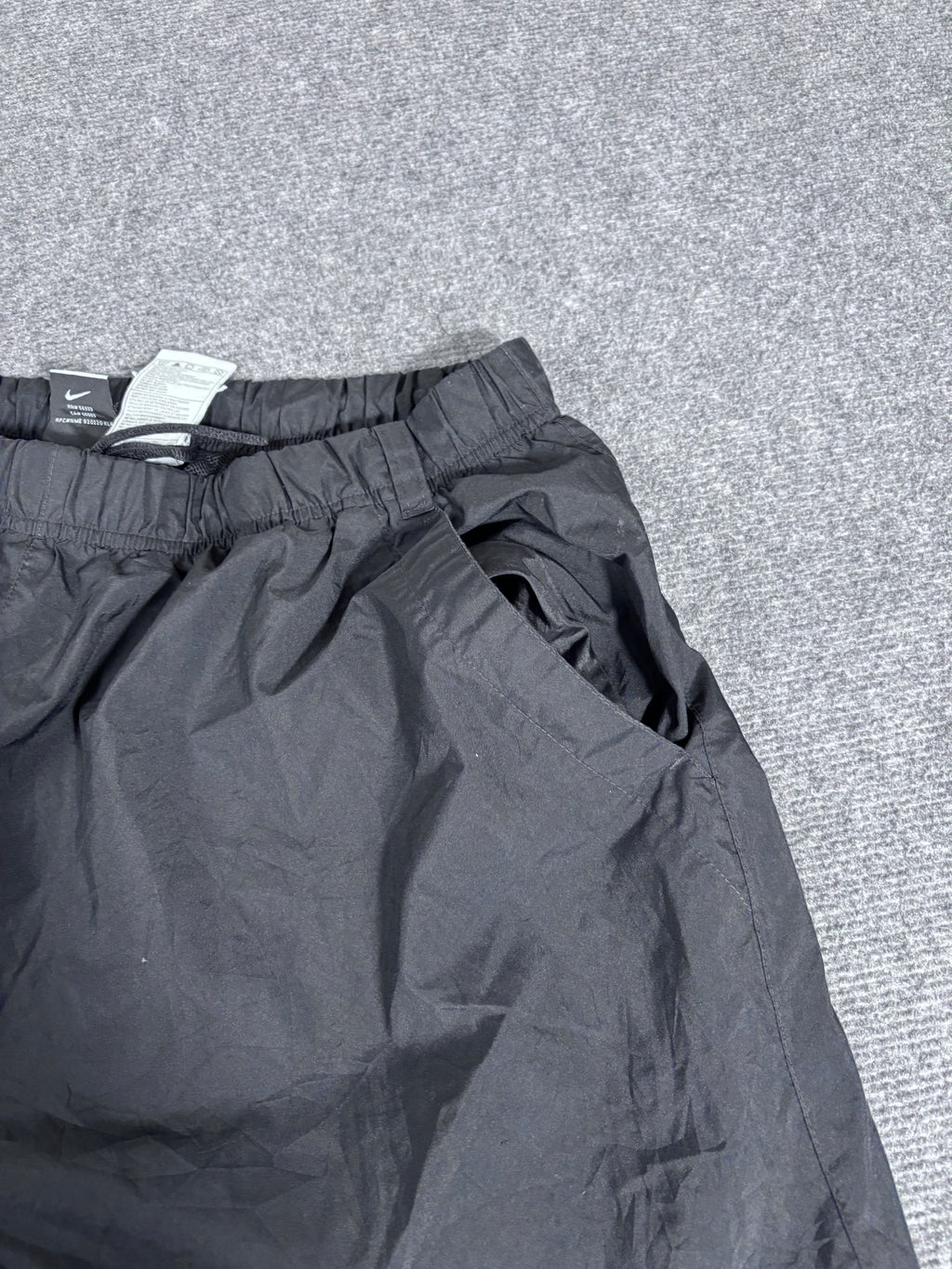 Vintage Y2K Nike Golf Track Pants Size XL Black White Ankle Swoosh Baggy Classic
