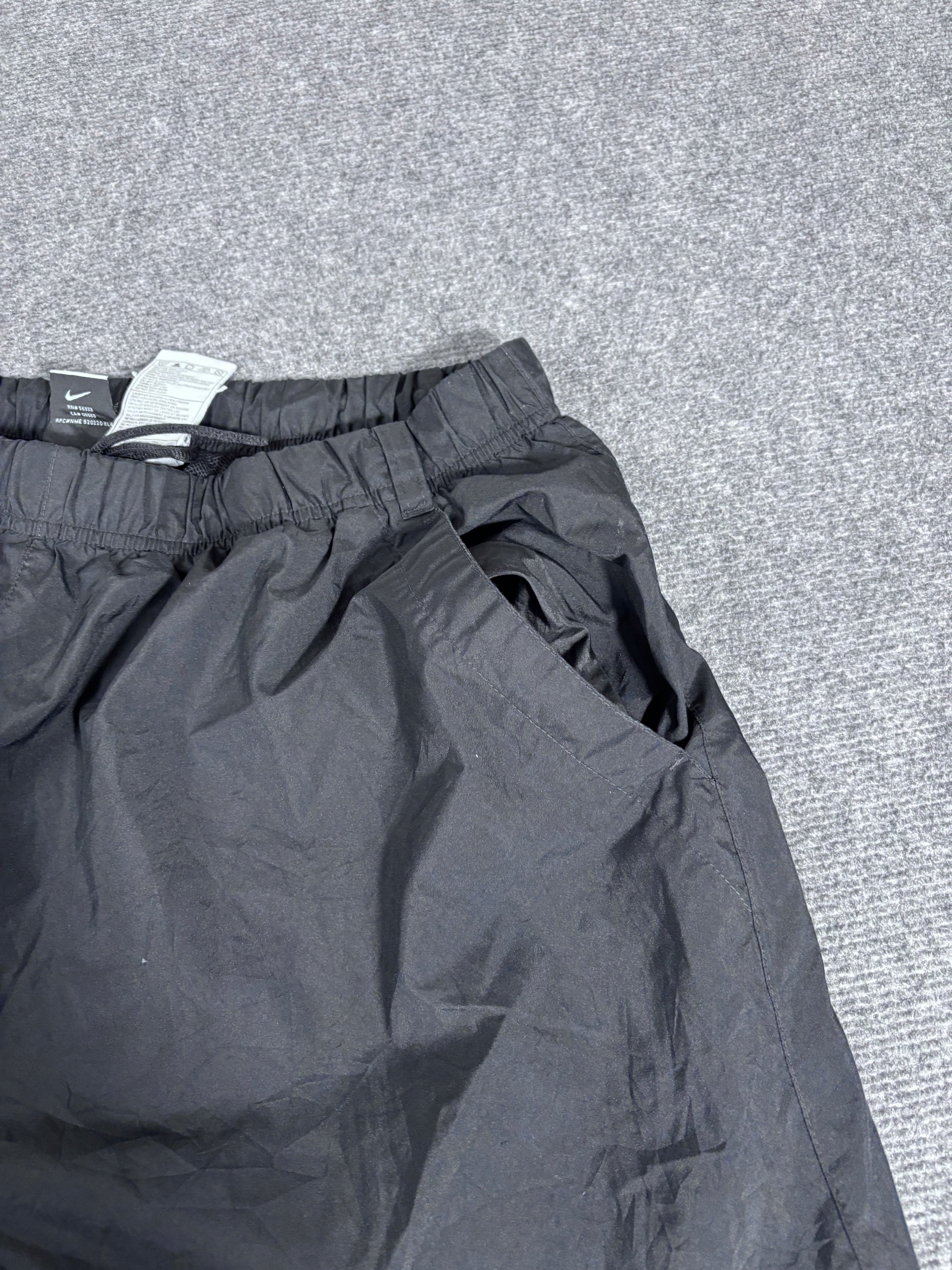 Vintage Y2K Nike Golf Track Pants Size XL Black White Ankle Swoosh Baggy Classic