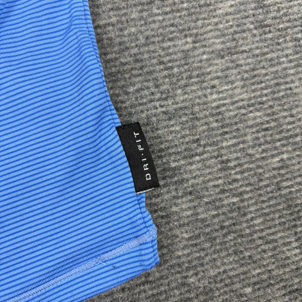 Vintage Nike Dri-fit Crop Top Blue Women's Medium Blue 2000s Activewear