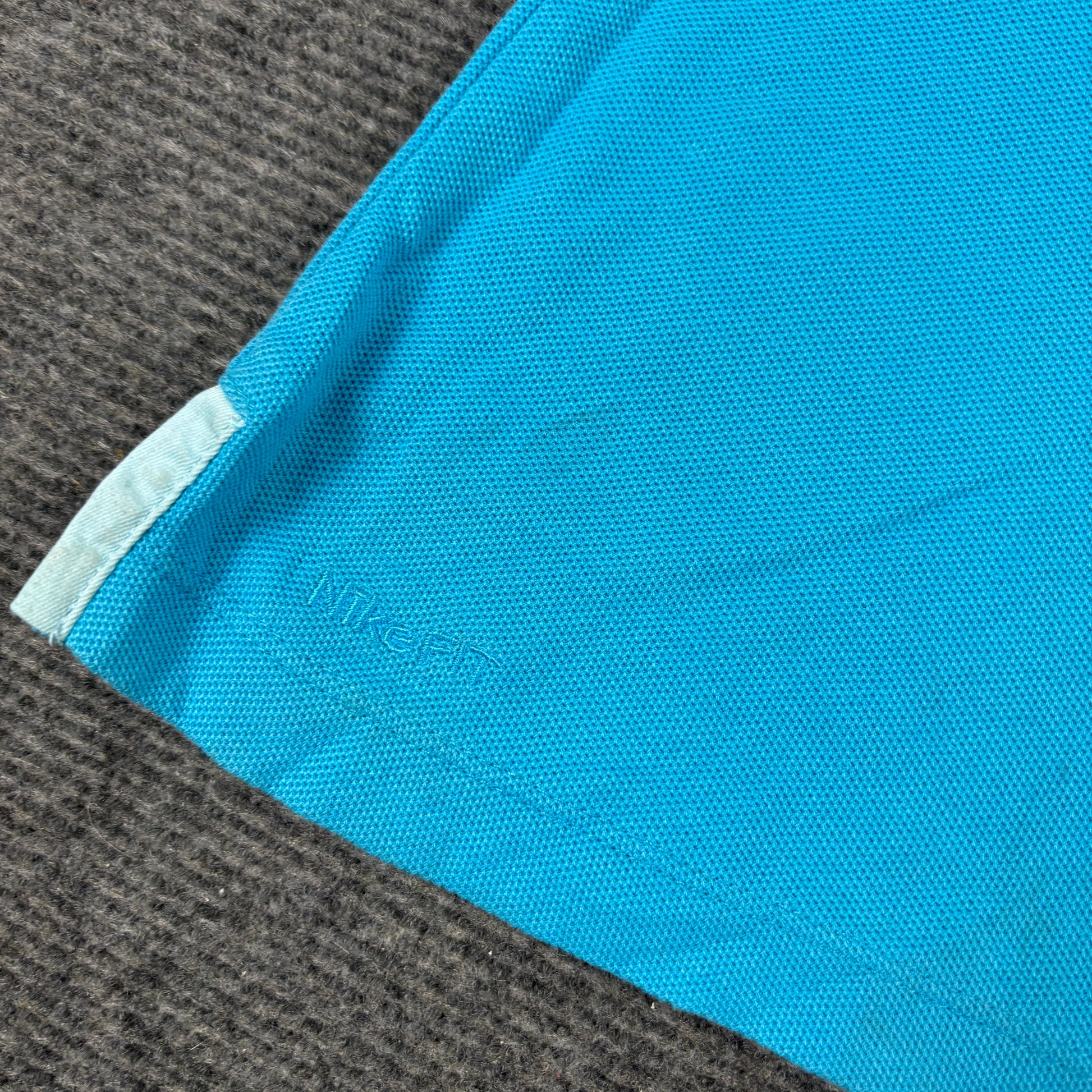 Vintage Nike Court Top Women's Small Blue White Y2K Tennis Activewear